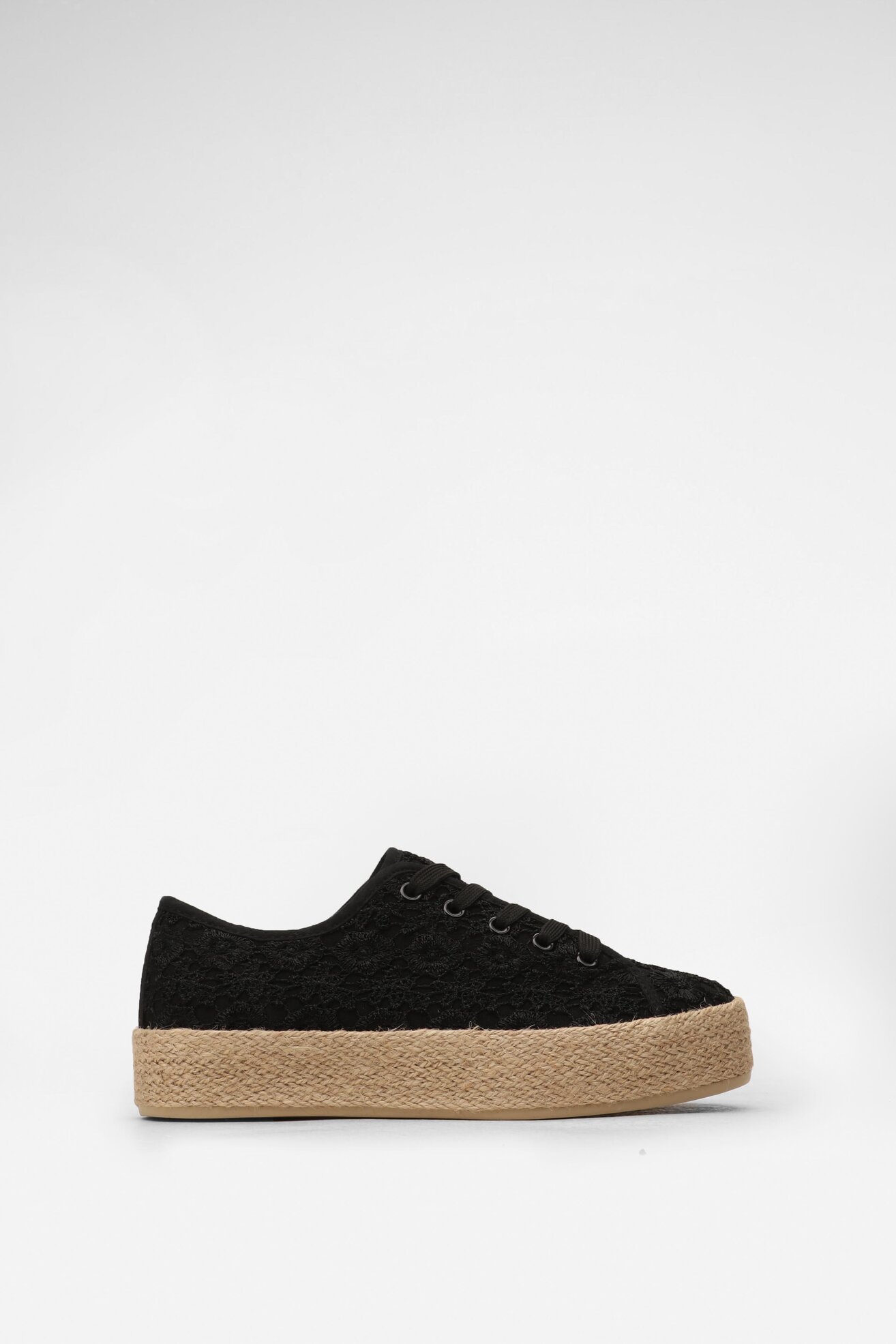 Espadrile DeeZee WSK1576-14 CRNA