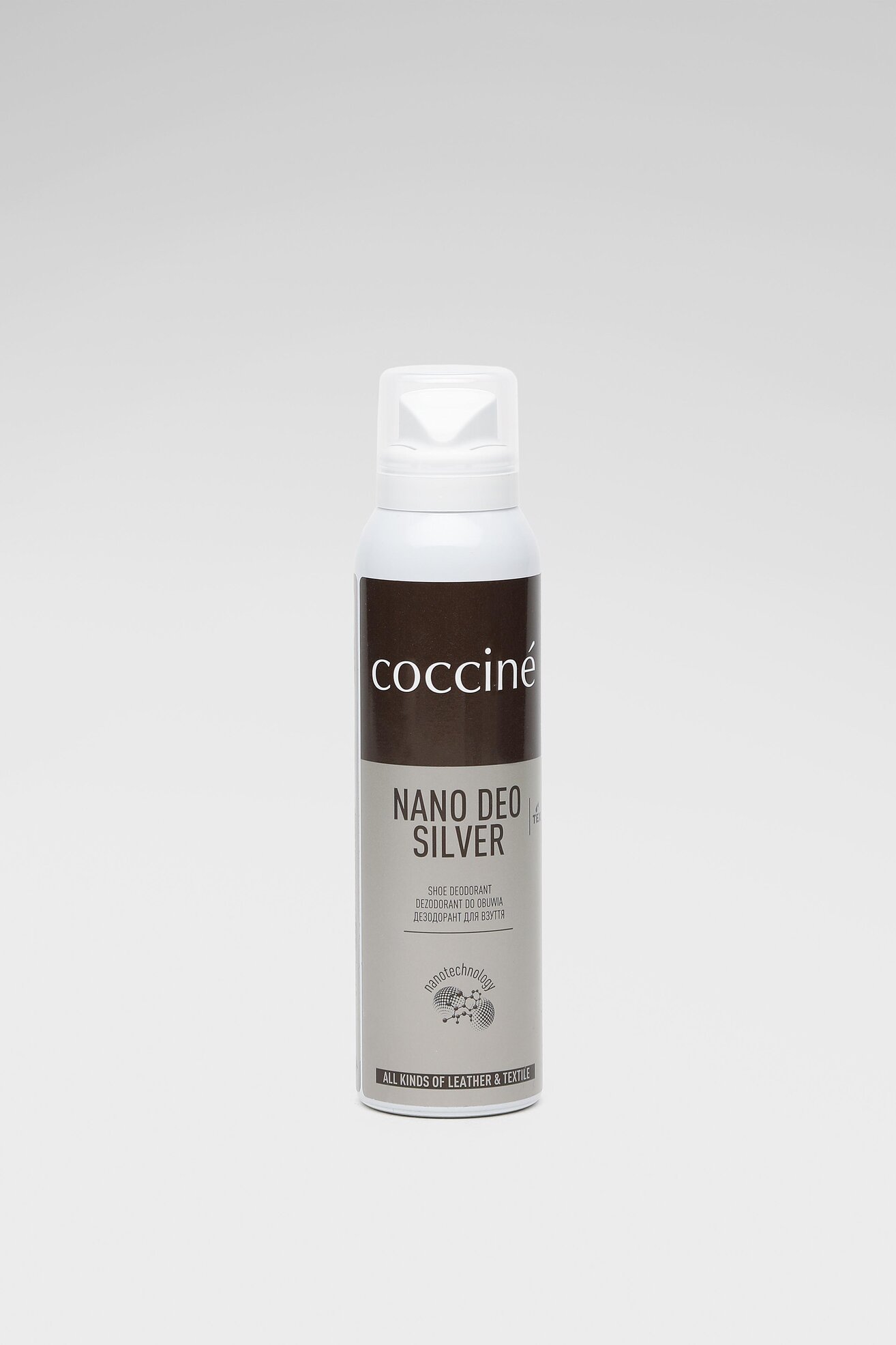 Dezodorant do obuwia Coccine NANO DEO SILVER SPARY 150 ml v.Z bezbarwny -