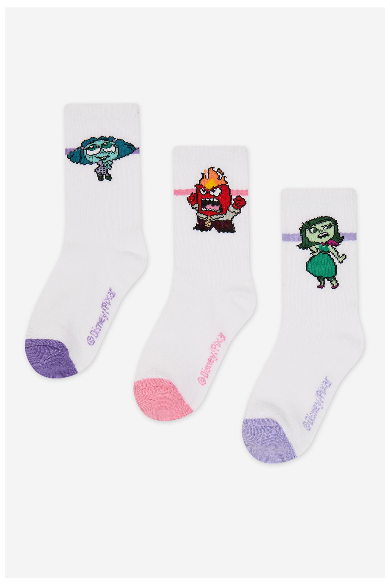 Čarape INSIDE OUT 2 ACCCS-SS25-337PIO(3-PACK) BELA