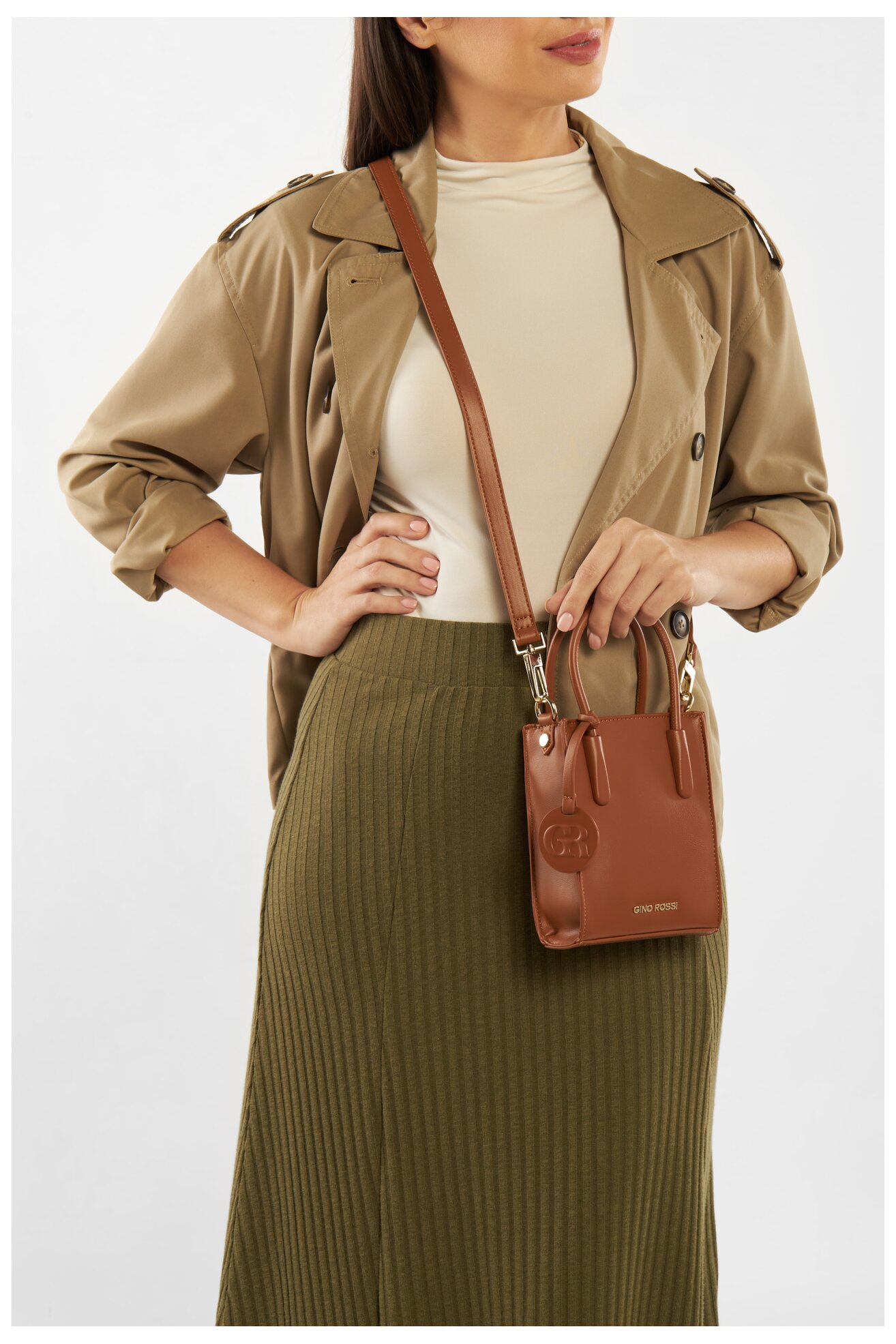 Torebka Gino Rossi OJ-82716 Camel