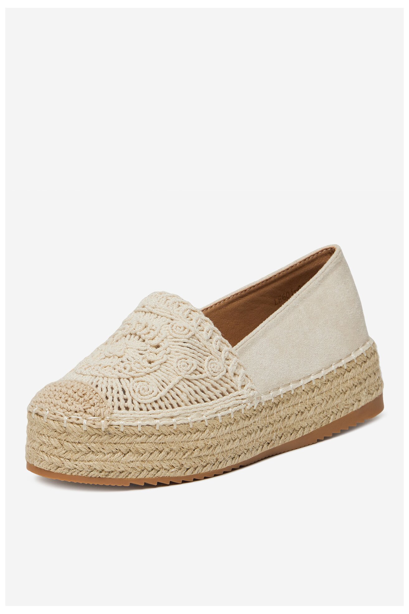 Espadryle DeeZee LE601-66 Beżowy