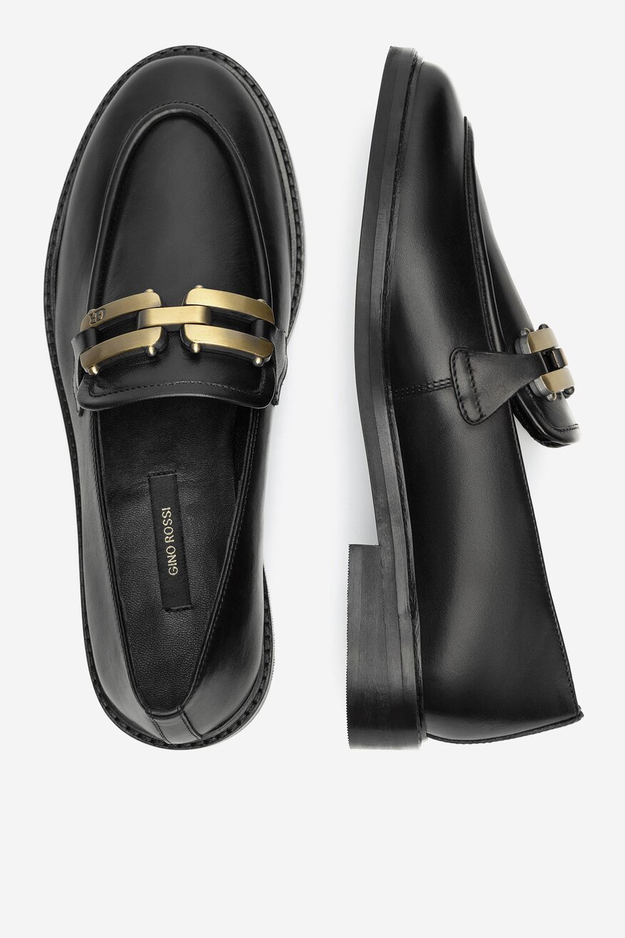 Gino Rossi - Loafersy skórzane - 5905588818243