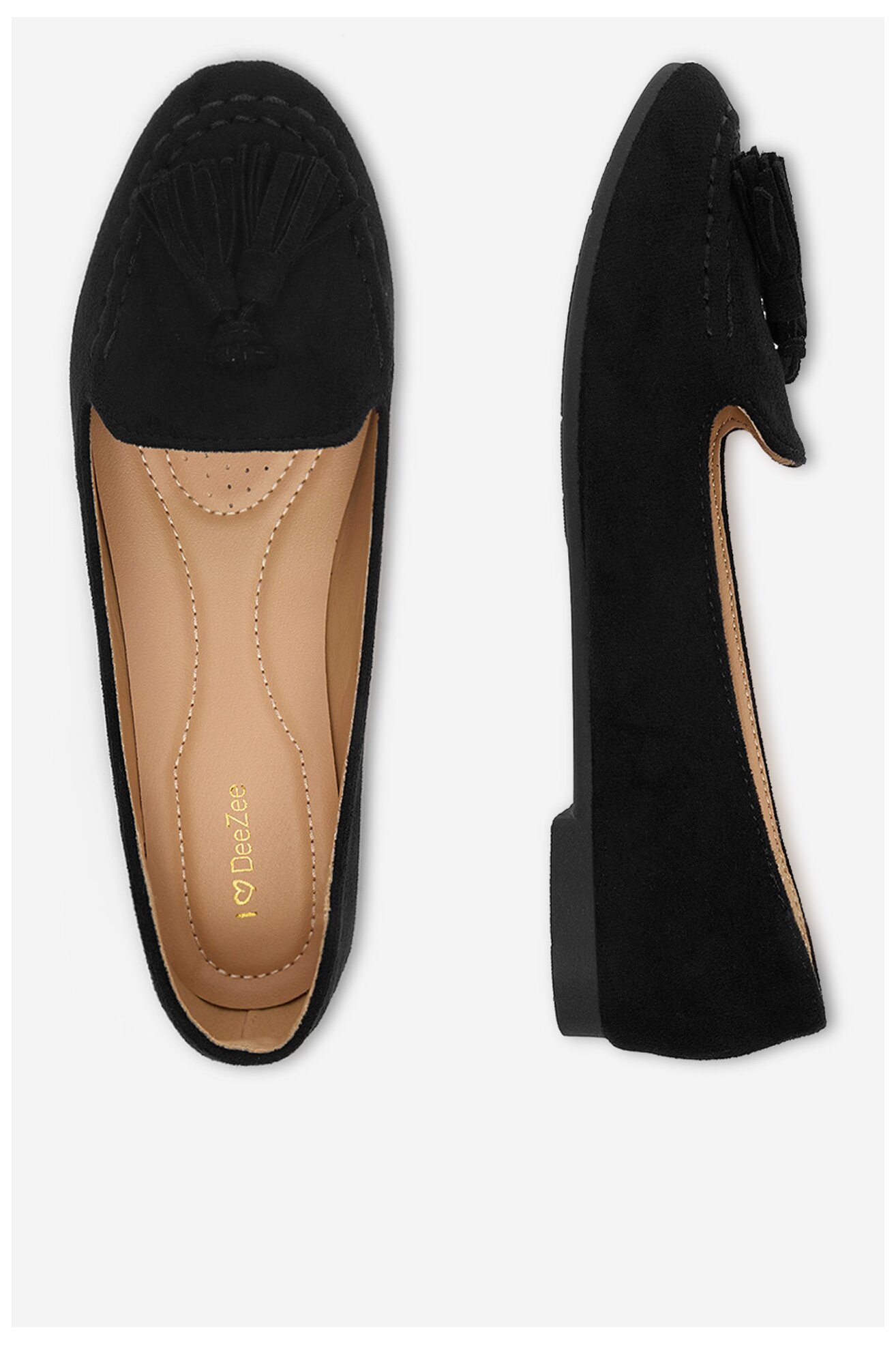 Mokaszin DeeZee QH1829-89 FEKETE
