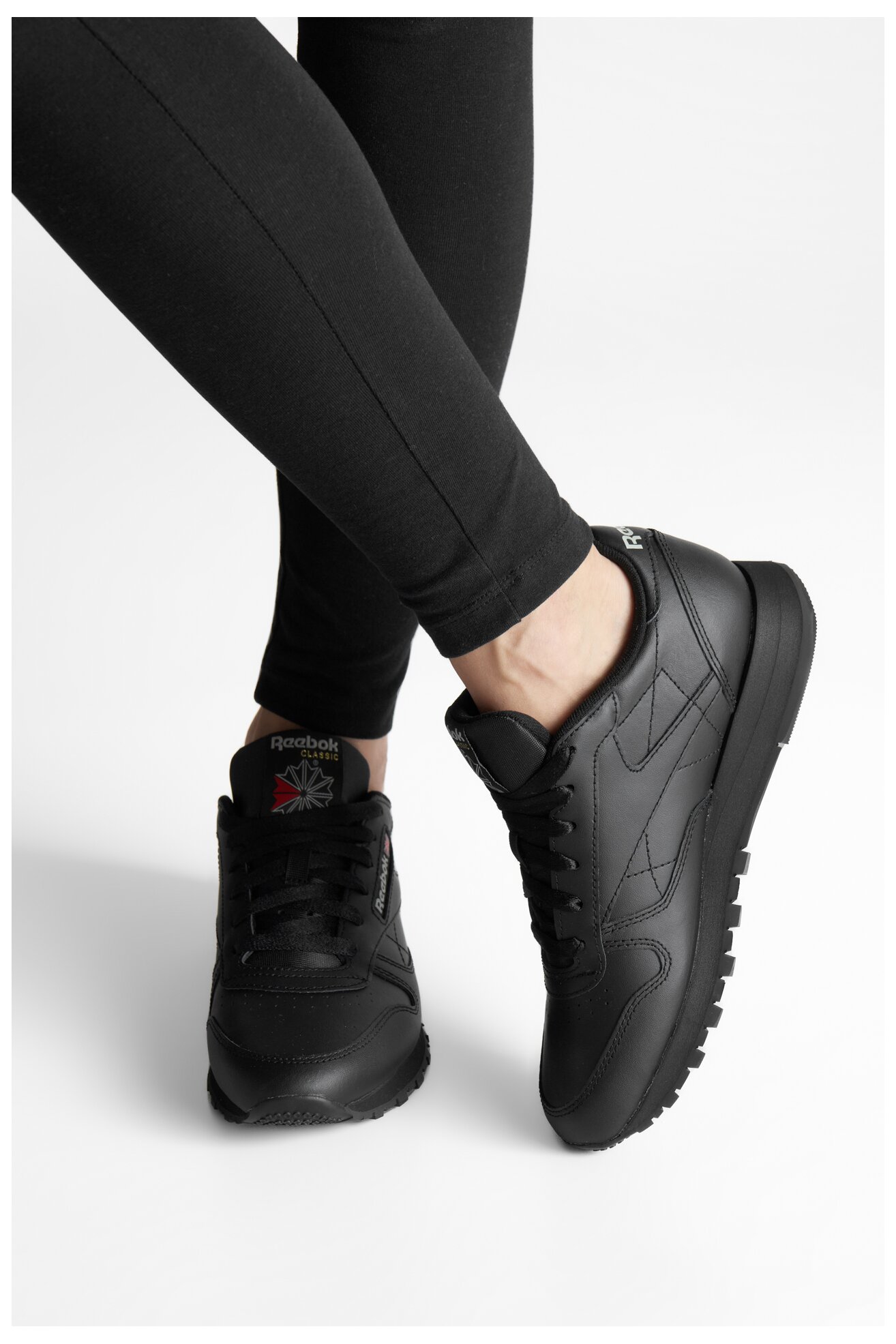 Sportcipő Reebok CLASSIC LEATHER 100008497 FEKETE