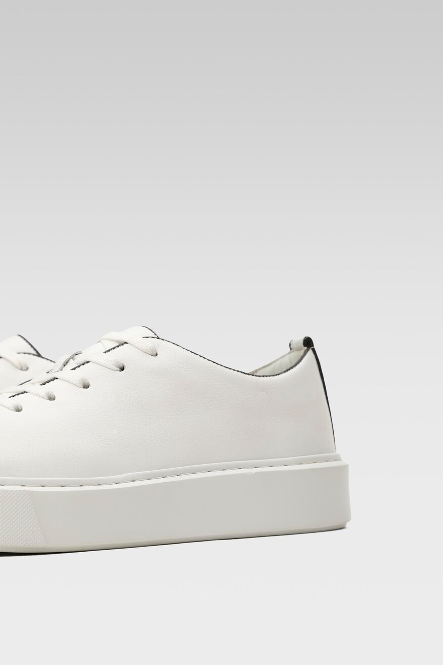 
                Gino Rossi - Skórzane sneakersy pastelowe - 5904248415532