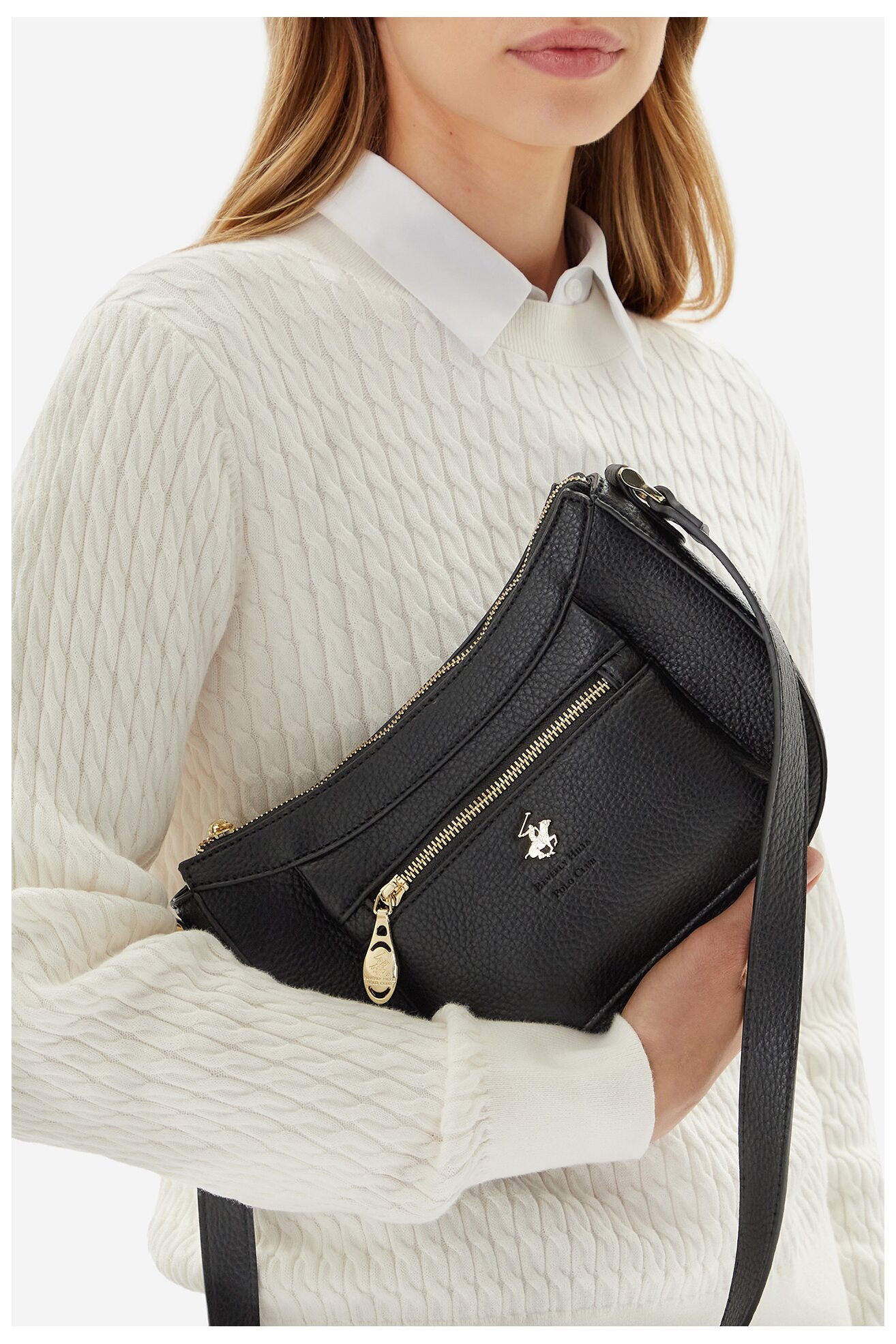 Kézitáska Beverly Hills Polo Club C-BHPC-L-017-08 FEKETE