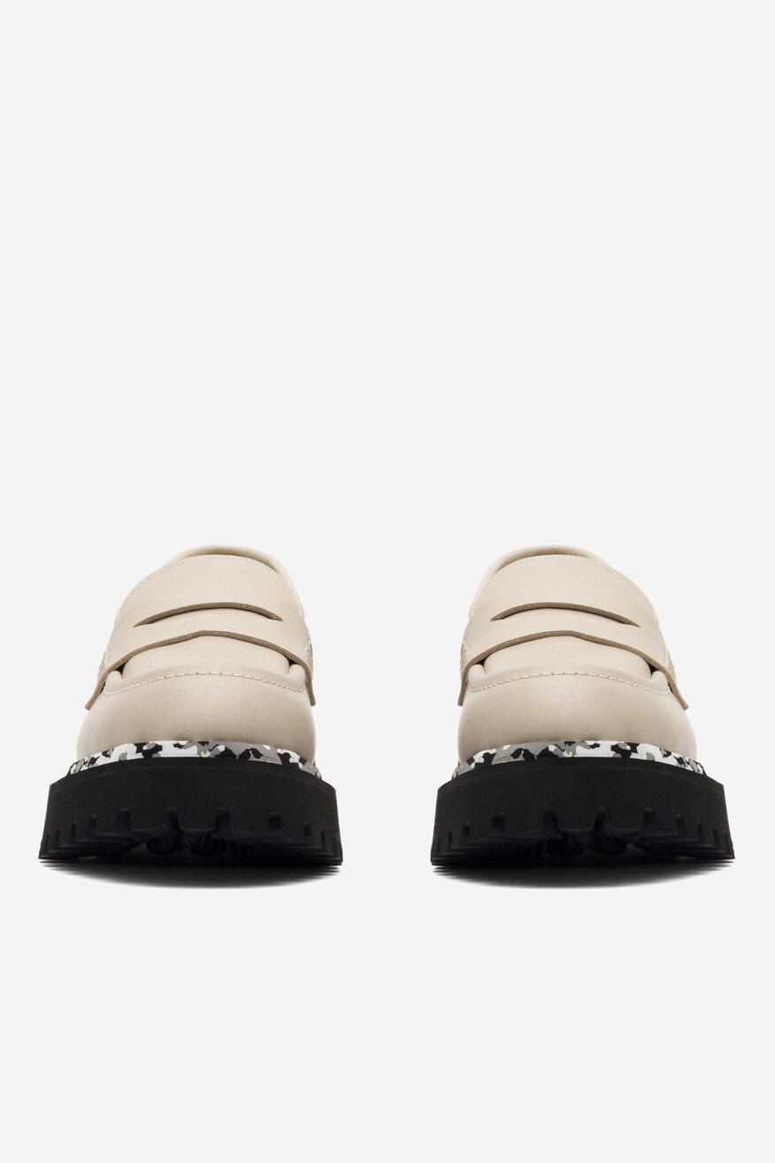 
                RAGE AGE - Mokasyny skórzane - 5904862791371