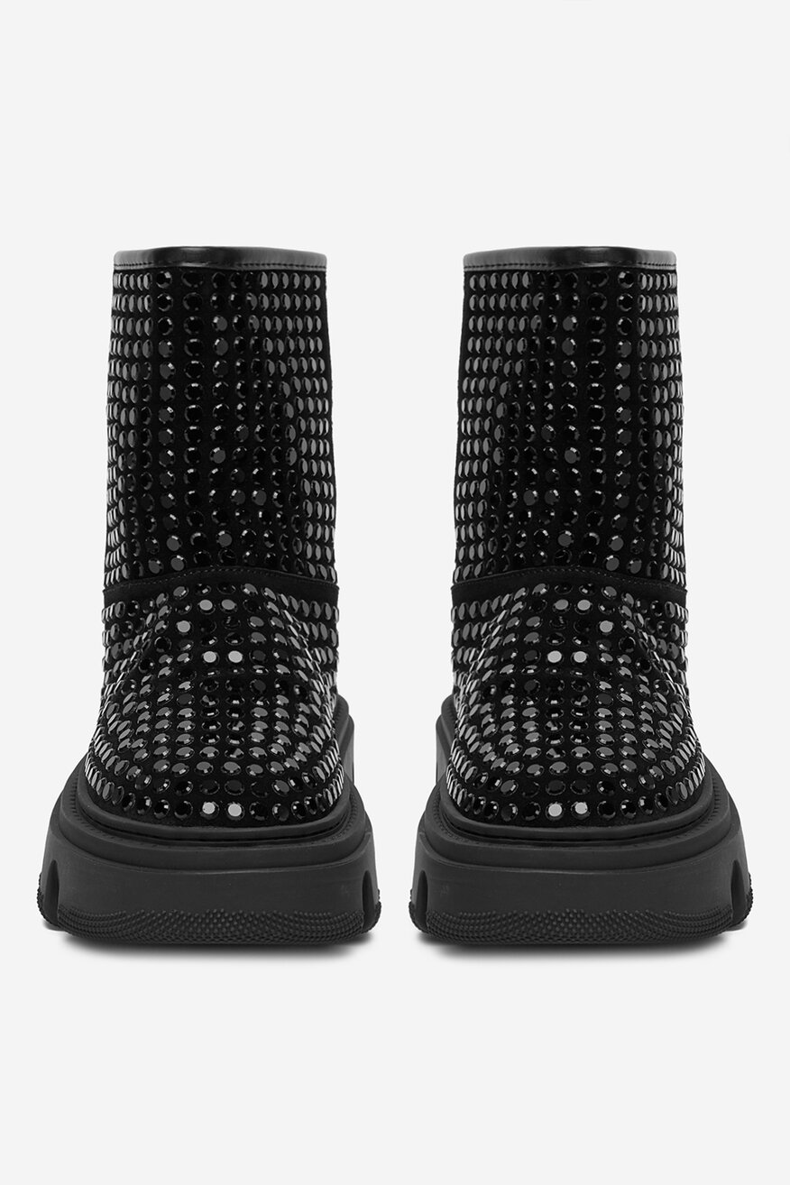 
                EVA MINGE - Śniegowce skórzane ocieplane - 5906751324936