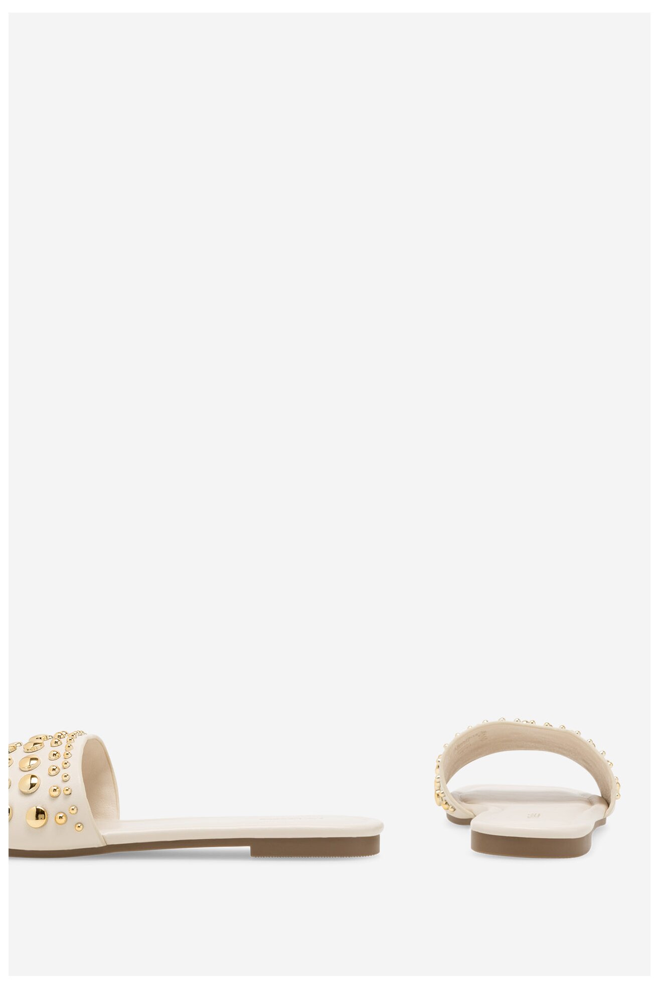 Klapki DeeZee LS5520-18 Beżowy