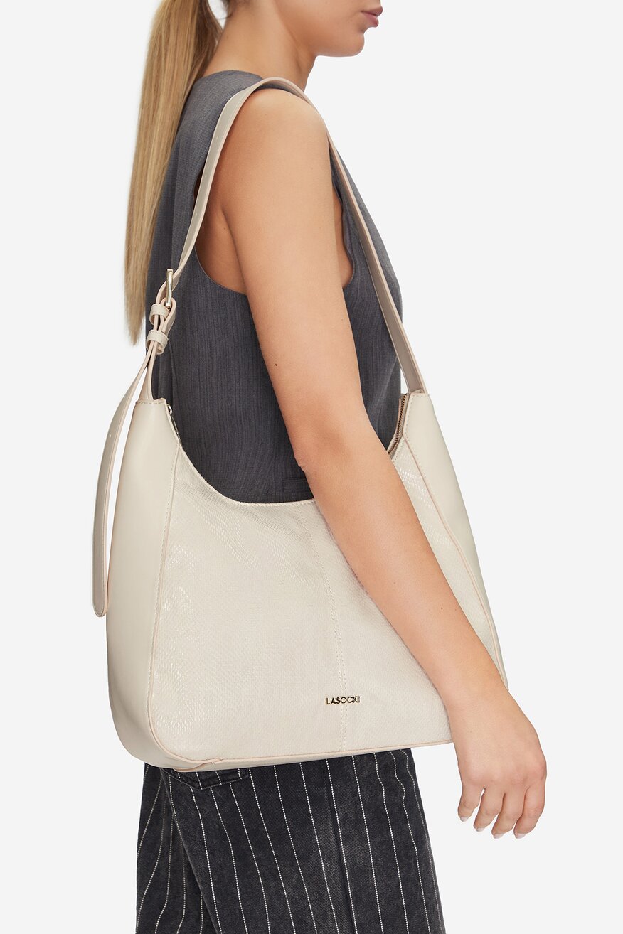 Kézitáska Lasocki CSONTSZÍNŰ - 5903698765488