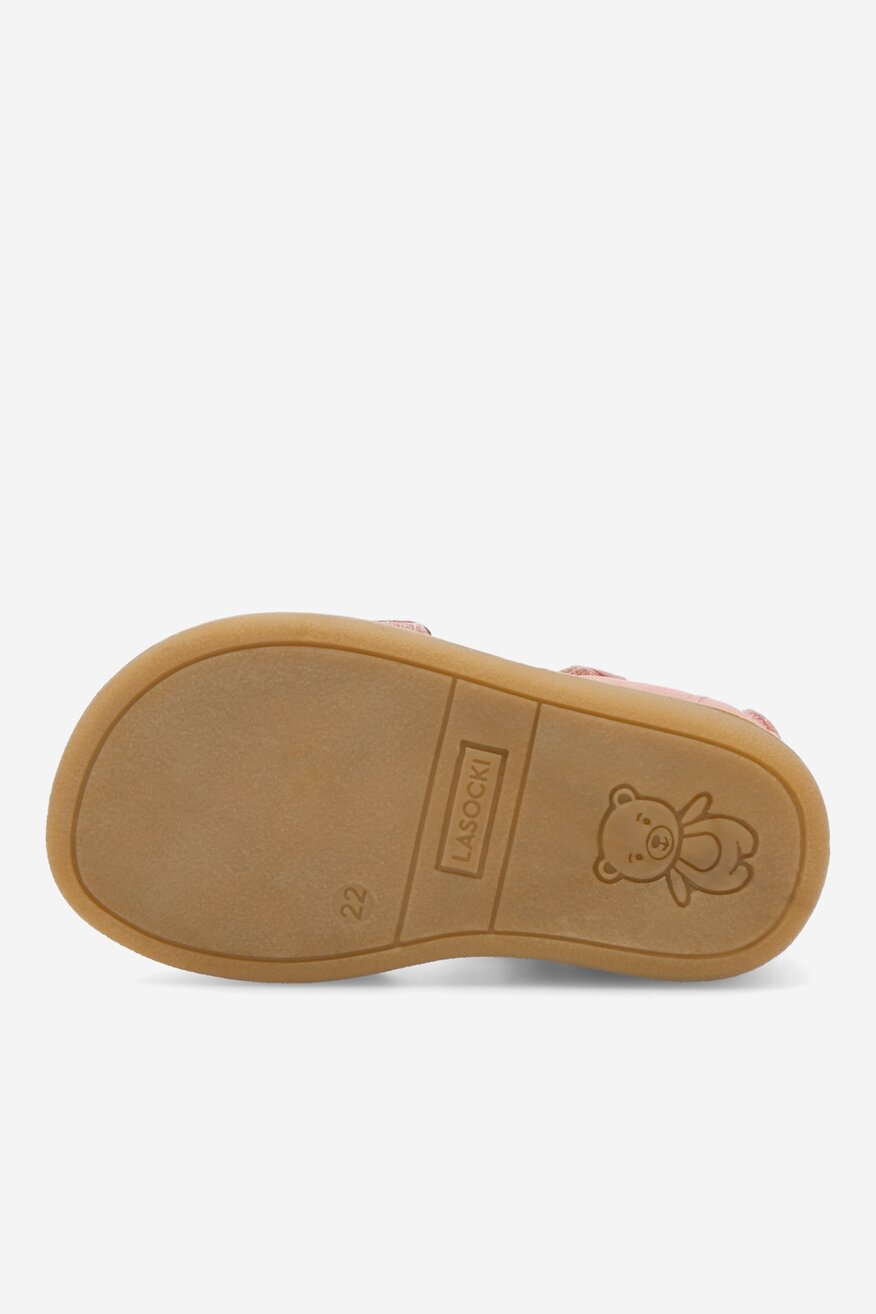 Lasocki Kids - Sandały skórzane na rzepy - 5905588519805