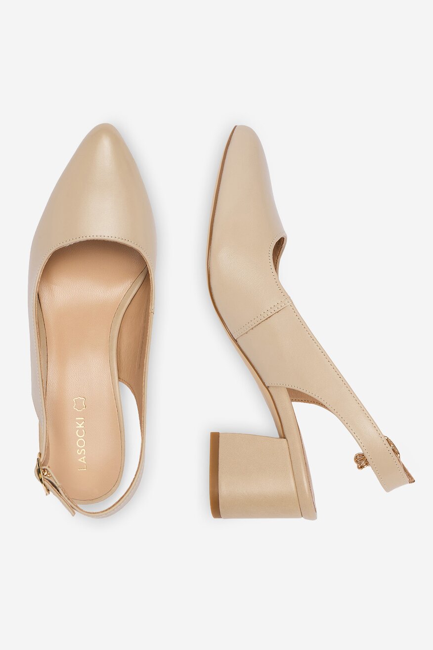 Lasocki - Czółenka skórzane - 5906751573372