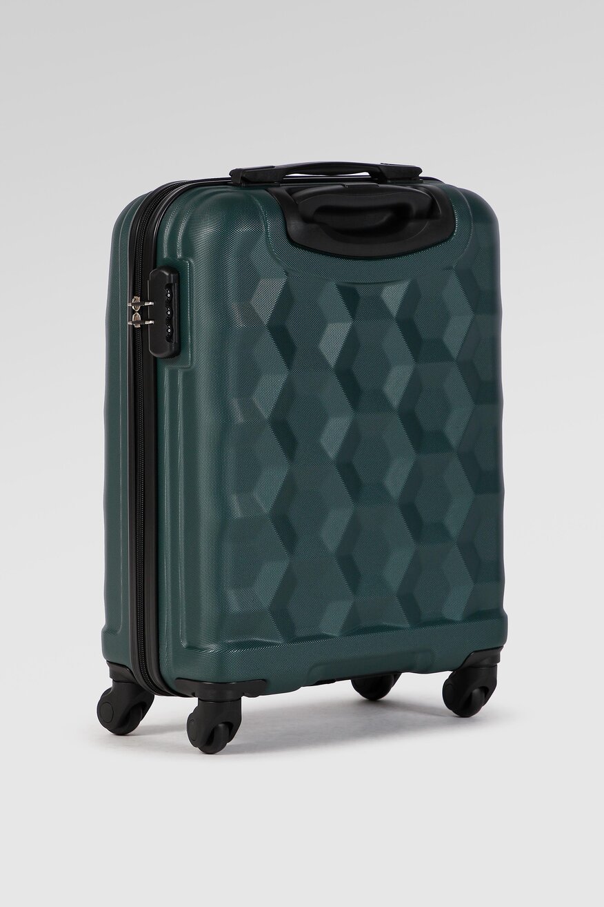 
                Lasocki - Mała twarda walizka zielona - 5904248369484