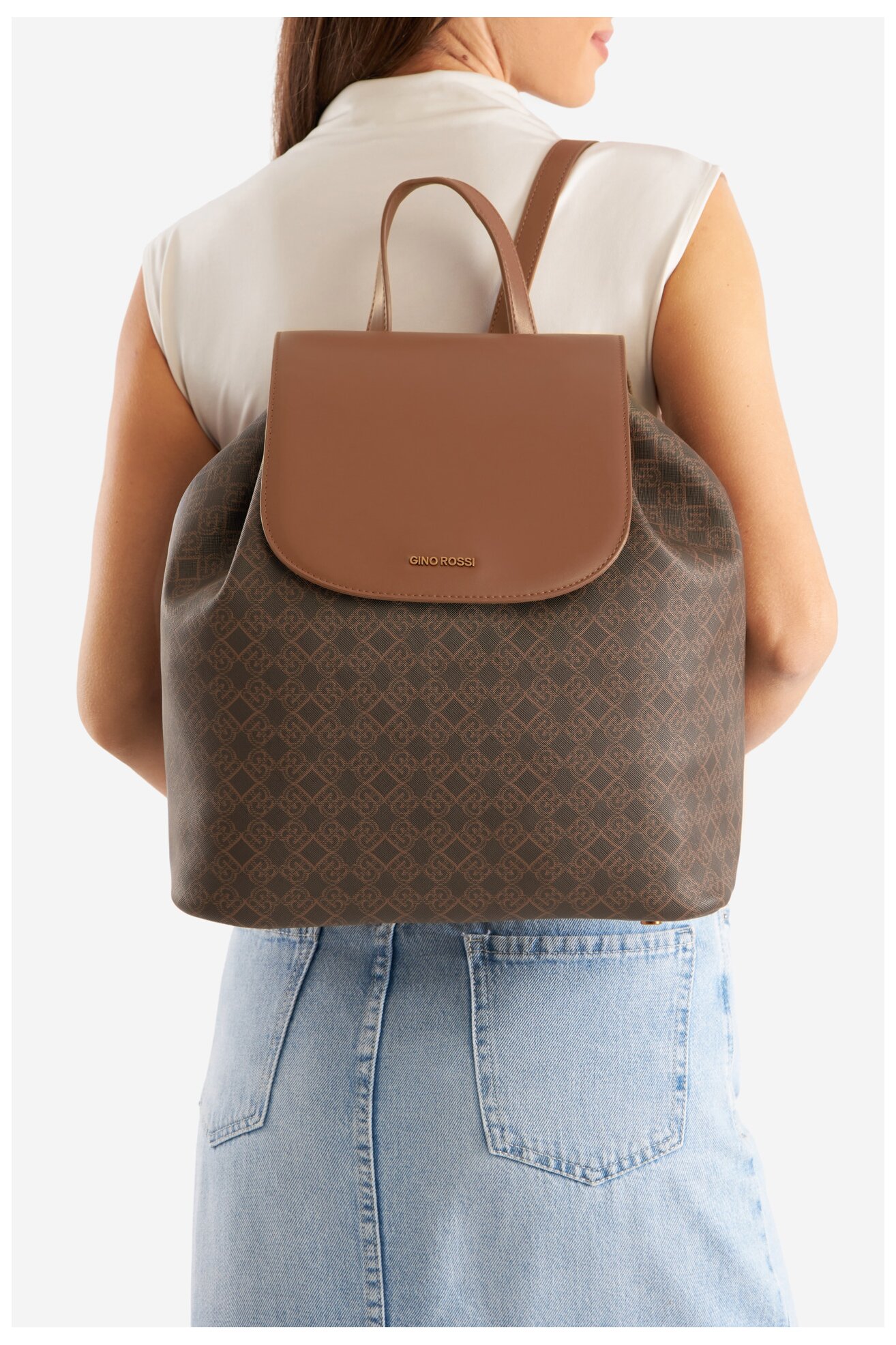 Hátizsák Gino Rossi D2 PLECAK BARNA