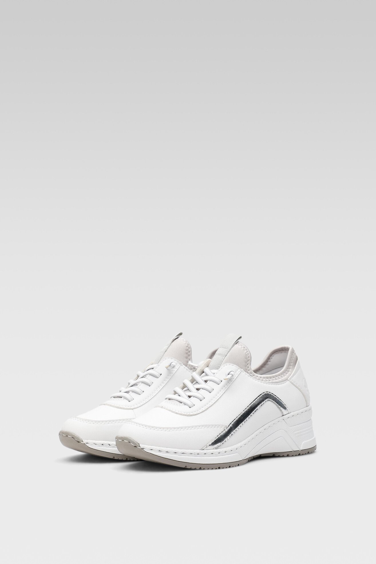 Félcipő Rieker N4351-80 FEHÉR