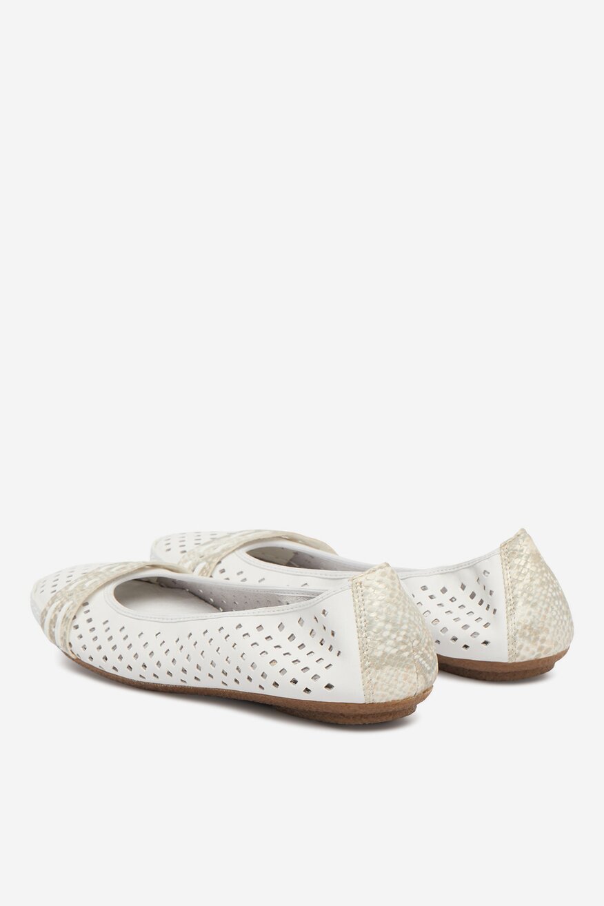 
                Rieker - Baleriny skórzane - 5906751832998