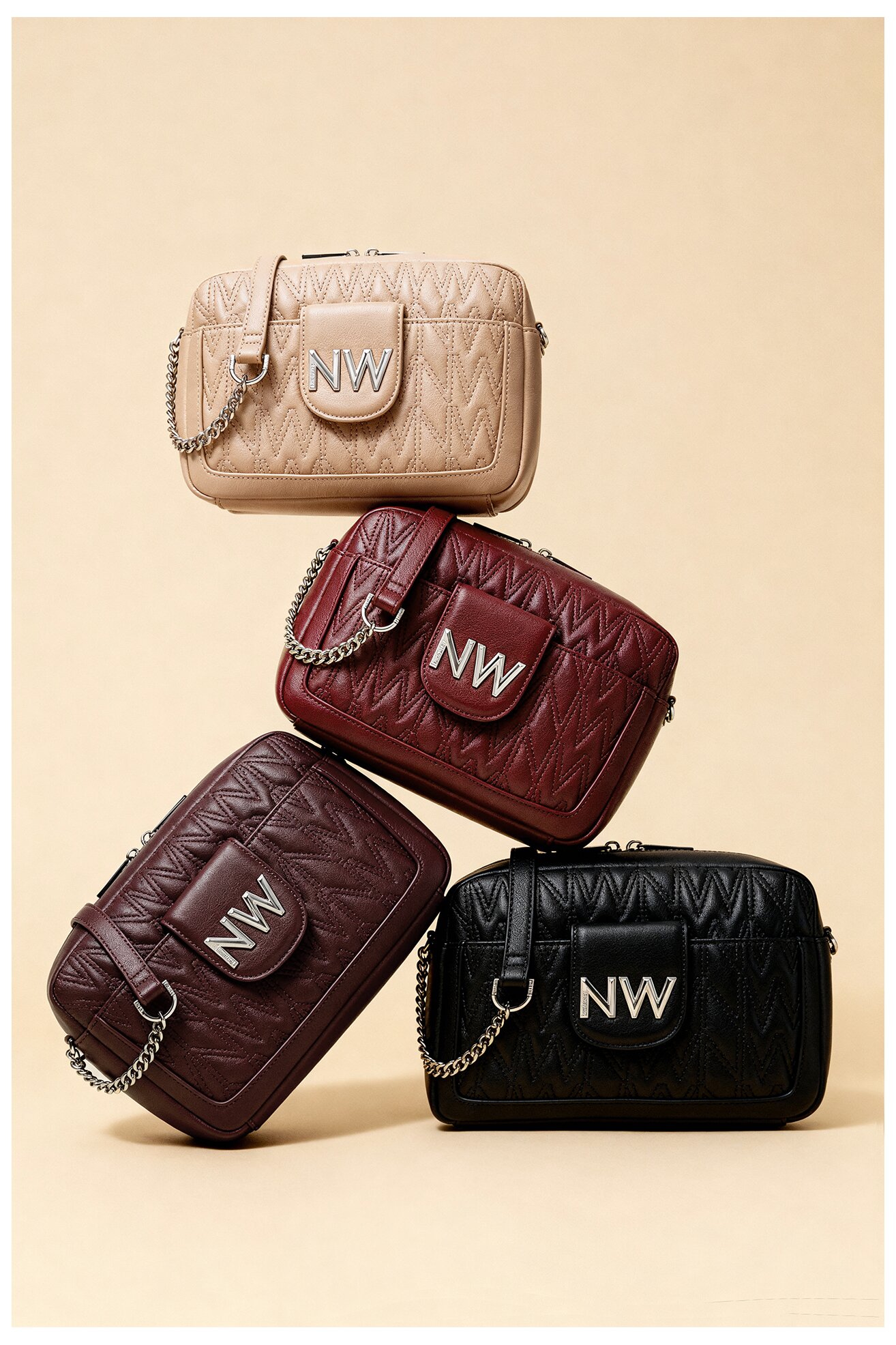 Torebka NINE WEST CEO-ASTORIA-ALLURE-01-LX10166 Czerwony