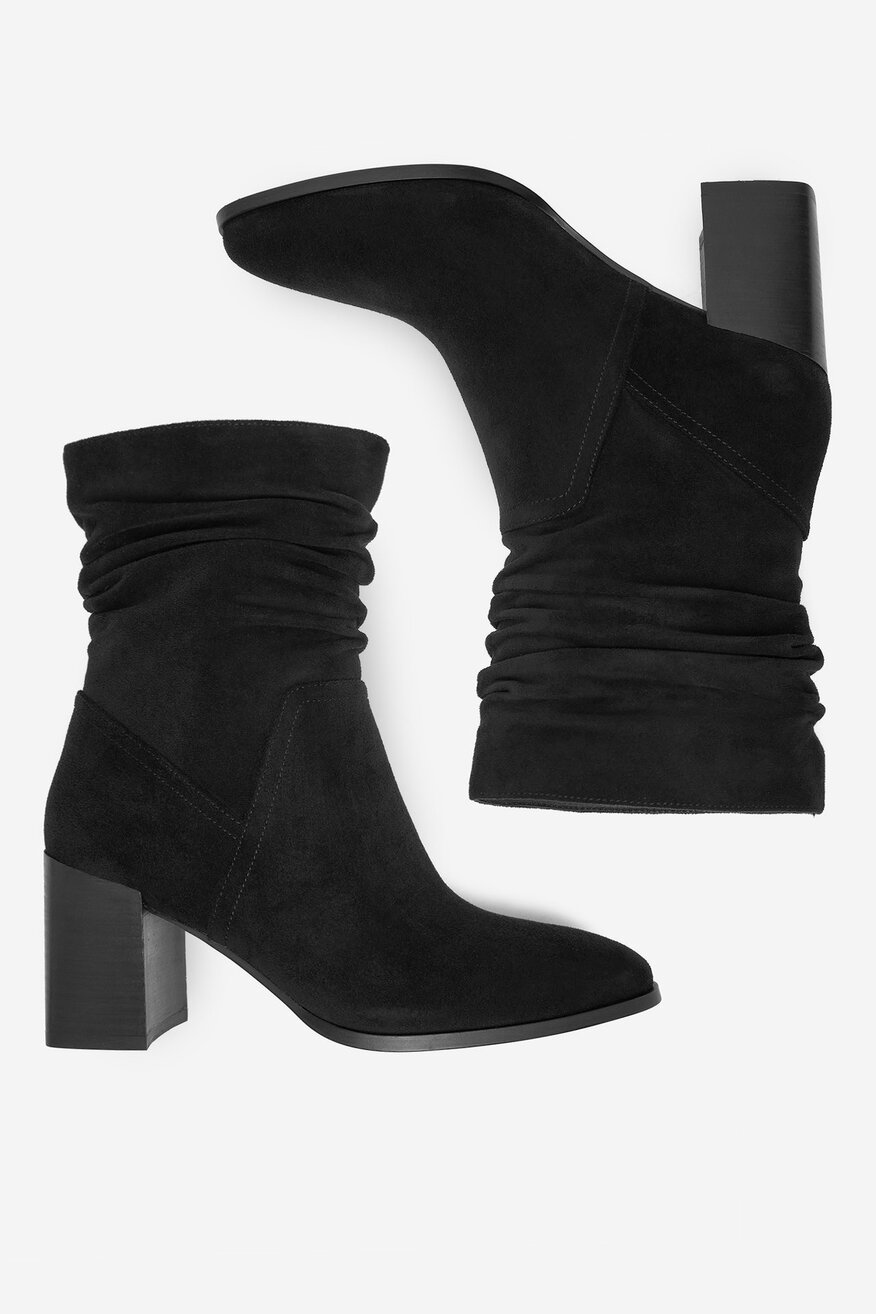Kotníková obuv NINE WEST ČERNÁ - 5906751329221