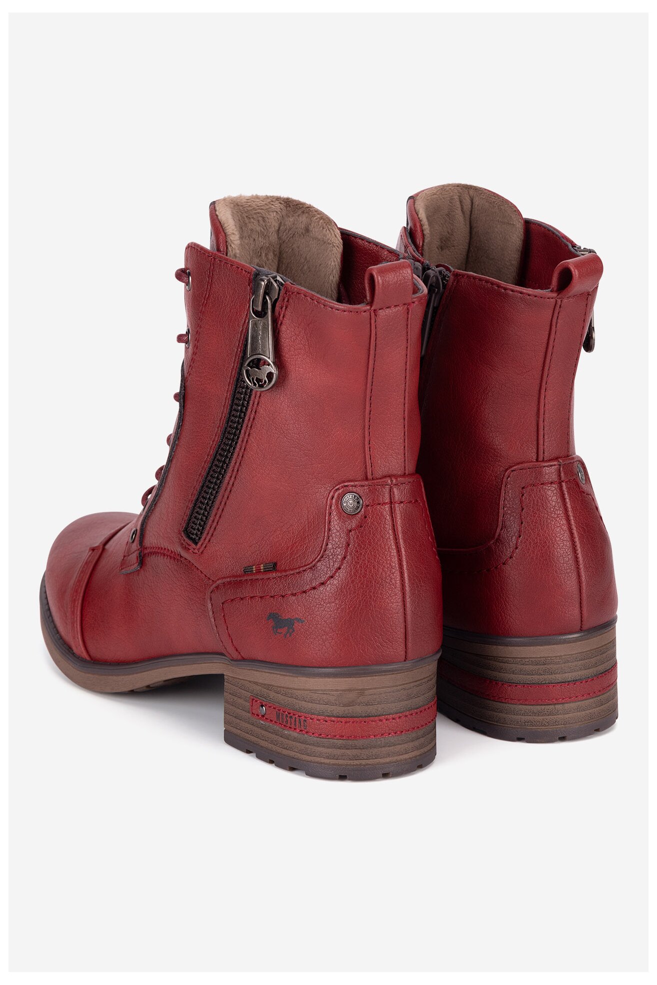 Боти Mustang 1229-513 ЧЕРВЕН