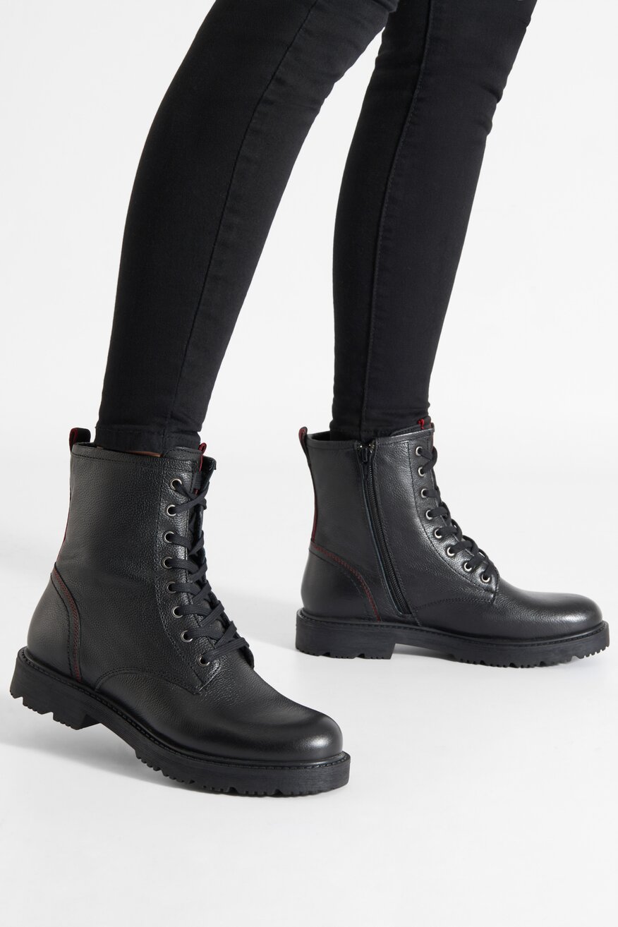 Lasocki - Trzewiki skórzane ocieplane - 5904862996363