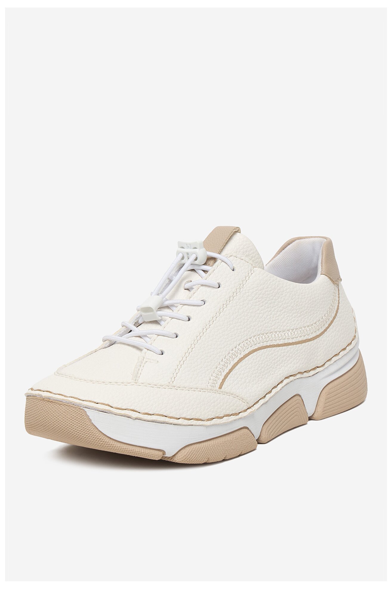 Półbuty Rieker CEO-45969-80 Ivory