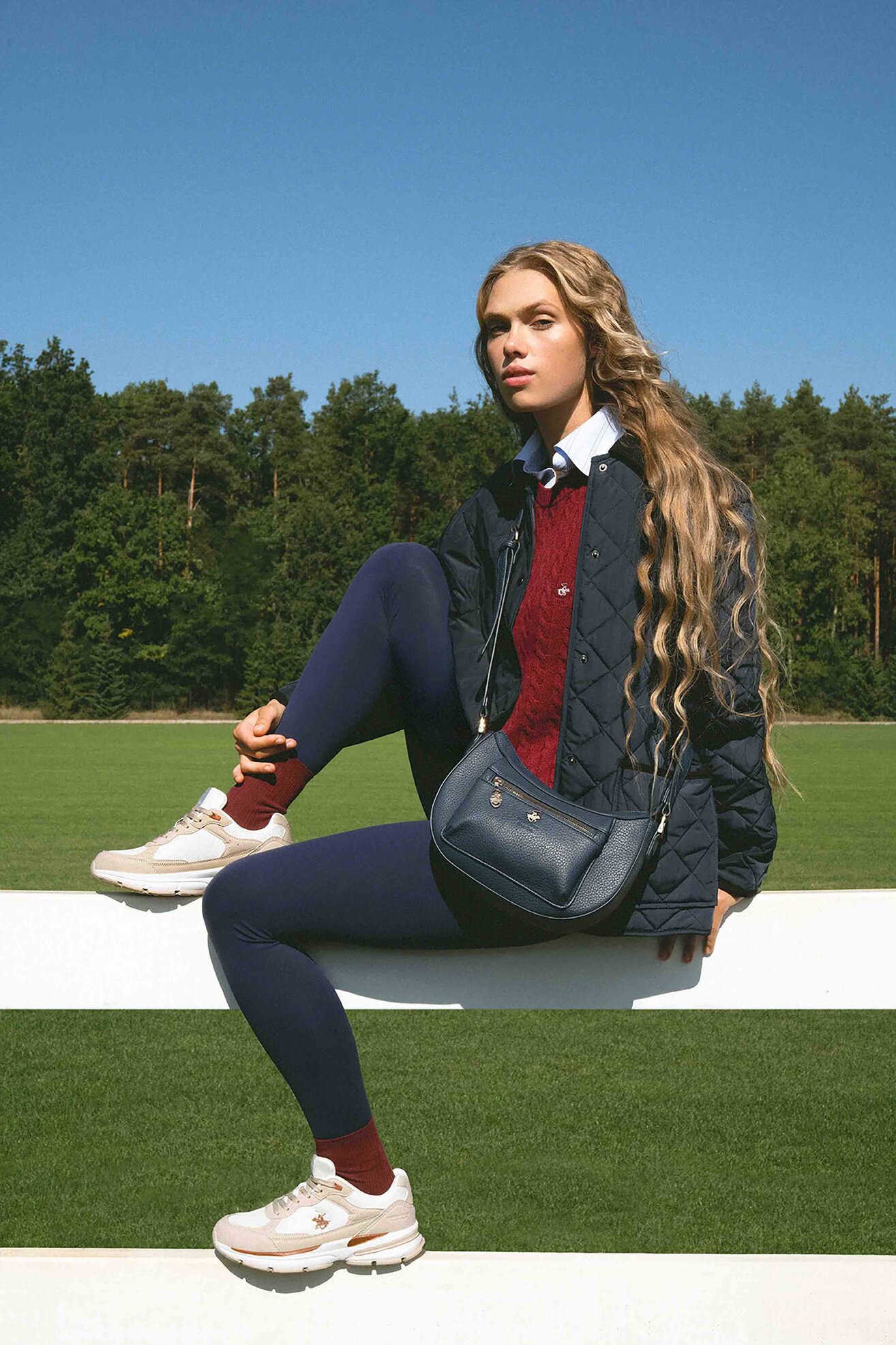 Sneakers Beverly Hills Polo Club CEO-AW25-3C014-1 Beżowy