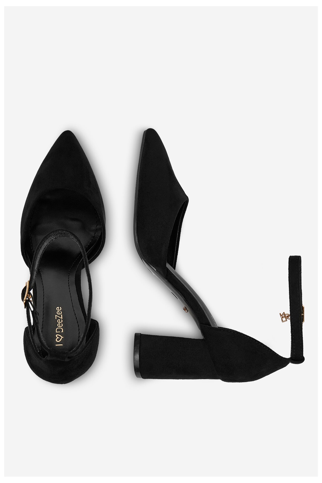 Czółenka DeeZee BK-2466-2 Czarny