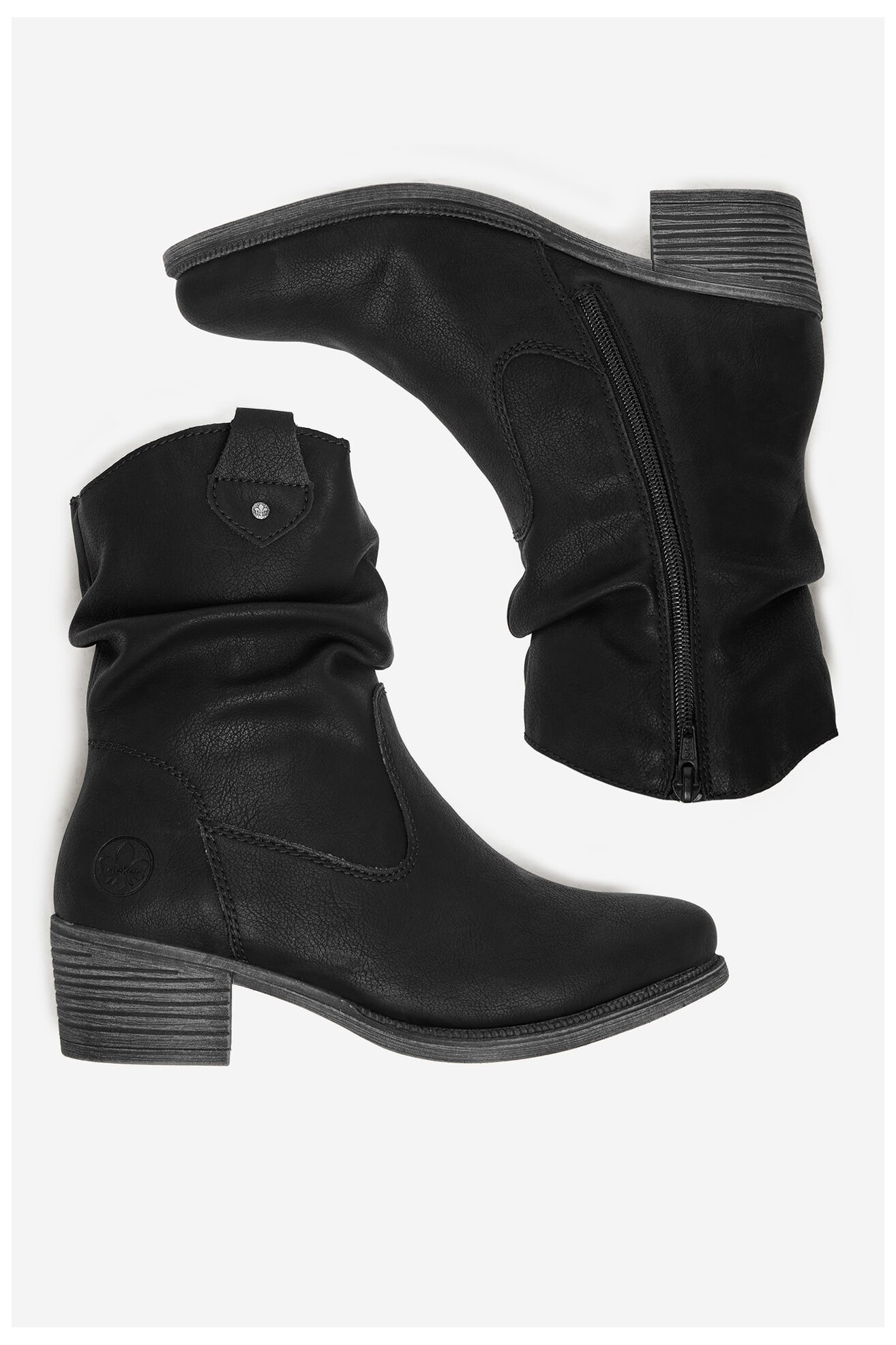 Bokacsizma Rieker CEO-73170-00 FEKETE