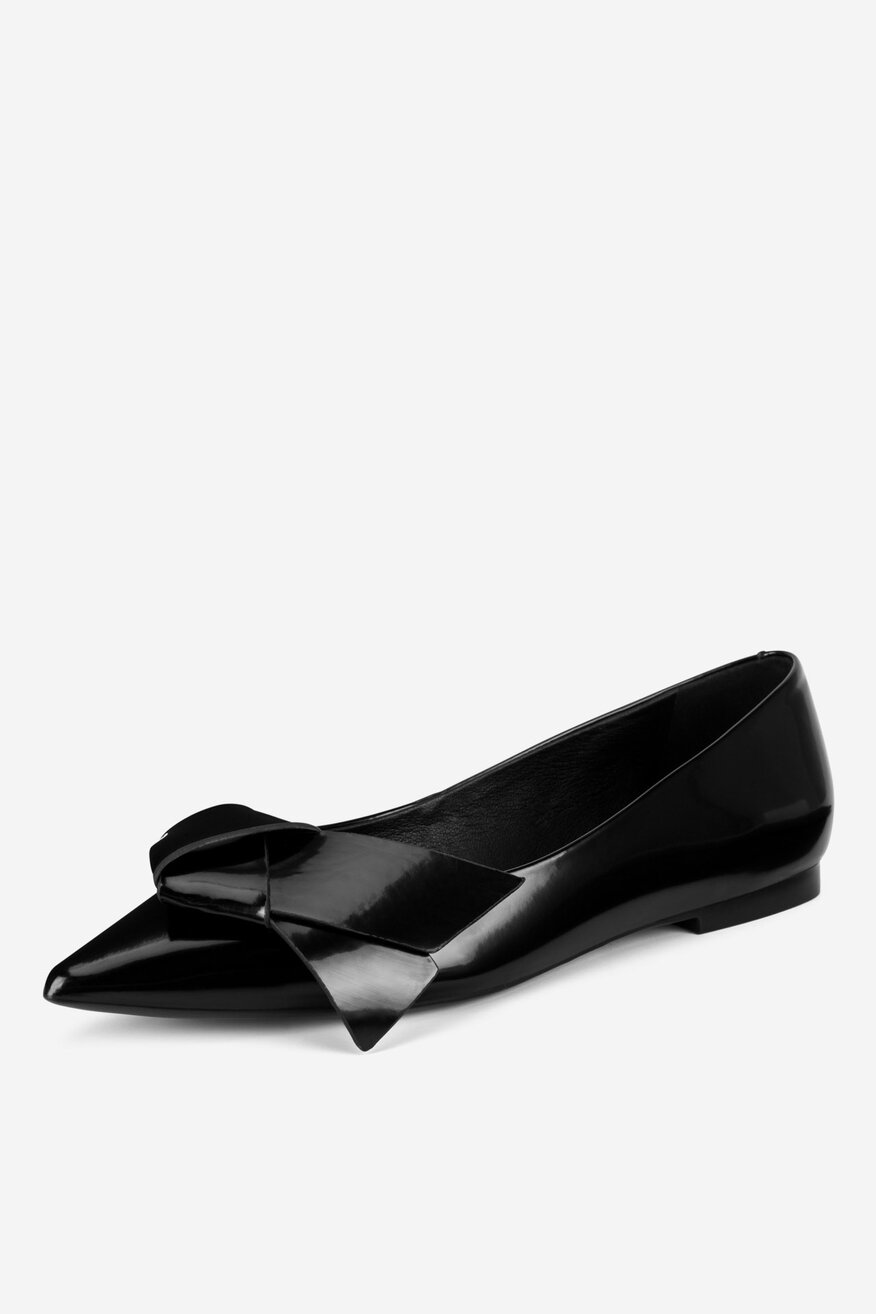 Gino Rossi - Baleriny skórzane - 5906751796979