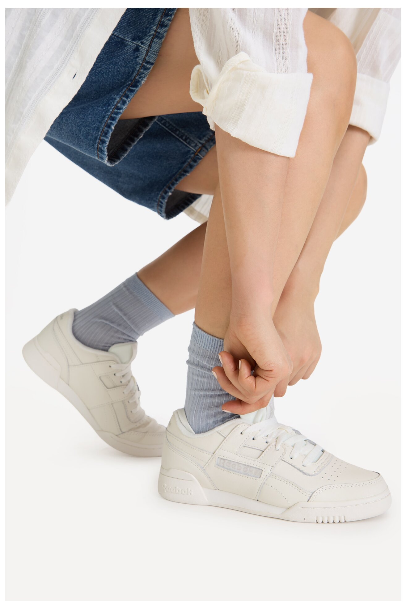 Obuwie sportowe Reebok EO-WORKOUT PLUS 100244869 Biały