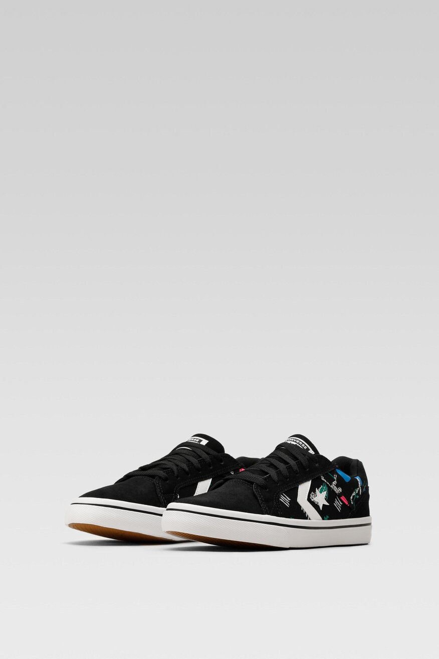 
                Converse - Skórzane trampki z printem - 5903698702520