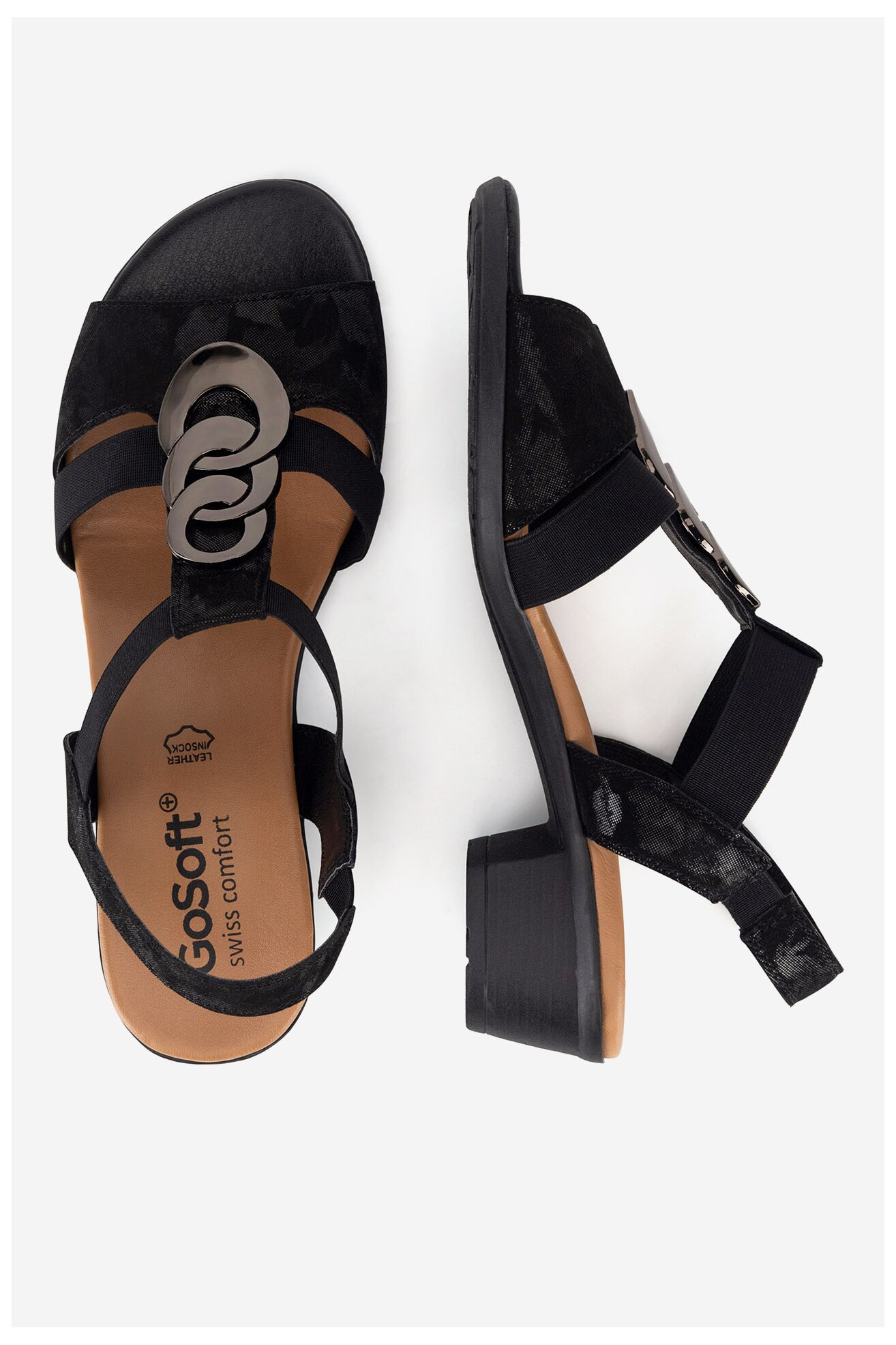 Szandál Go Soft WI23-BETTY-09 FEKETE