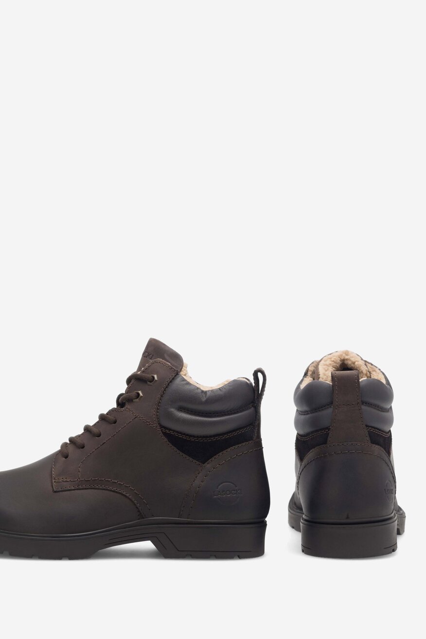 
                Lasocki - Skórzane trzewiki - 5905588054900