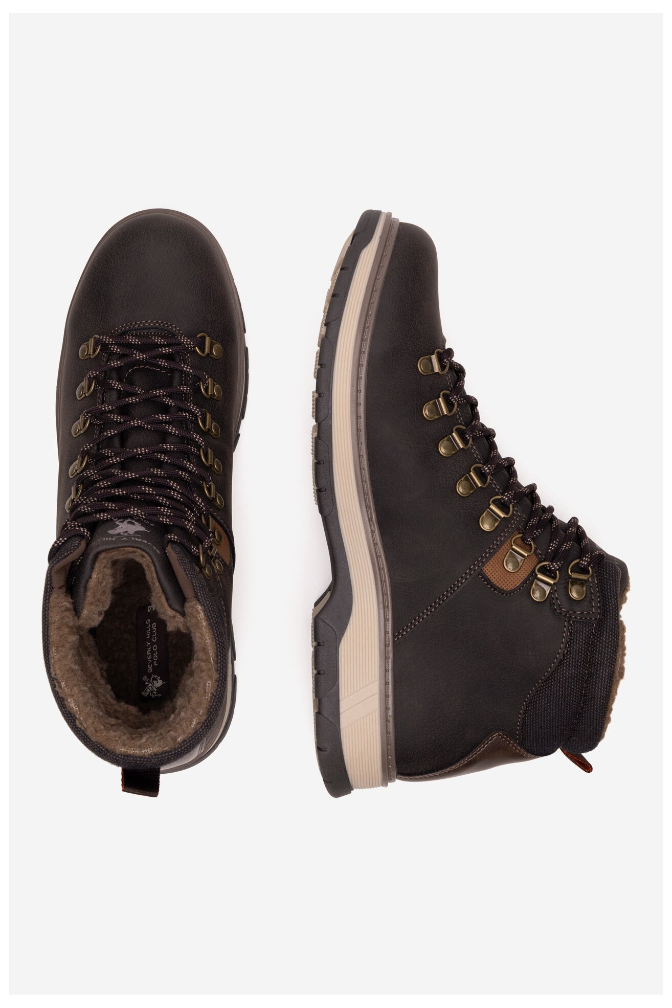 Trzewiki Beverly Hills Polo Club 23AB514 Brązowy