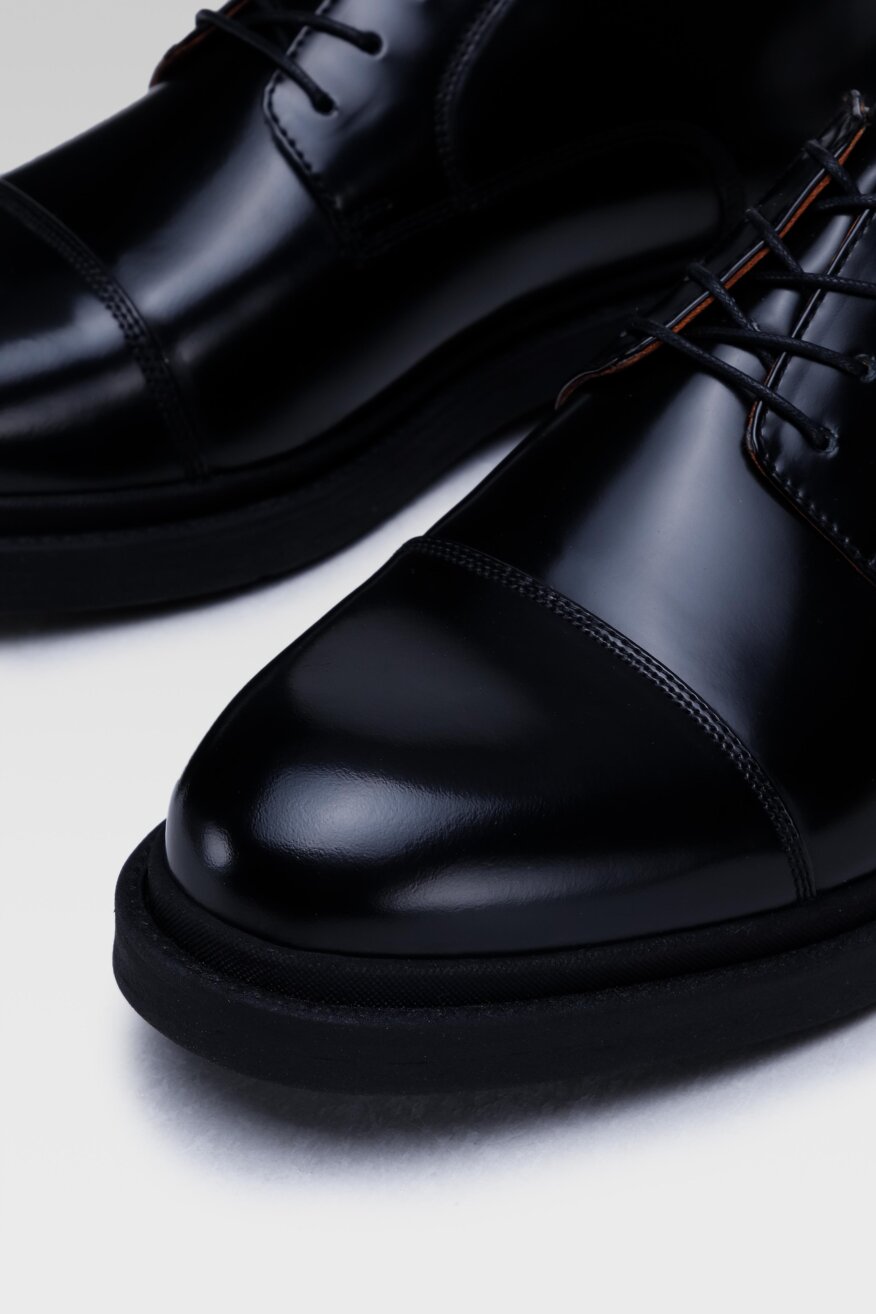 Gino Rossi - Skórzane półbuty czarne - 5903698798653