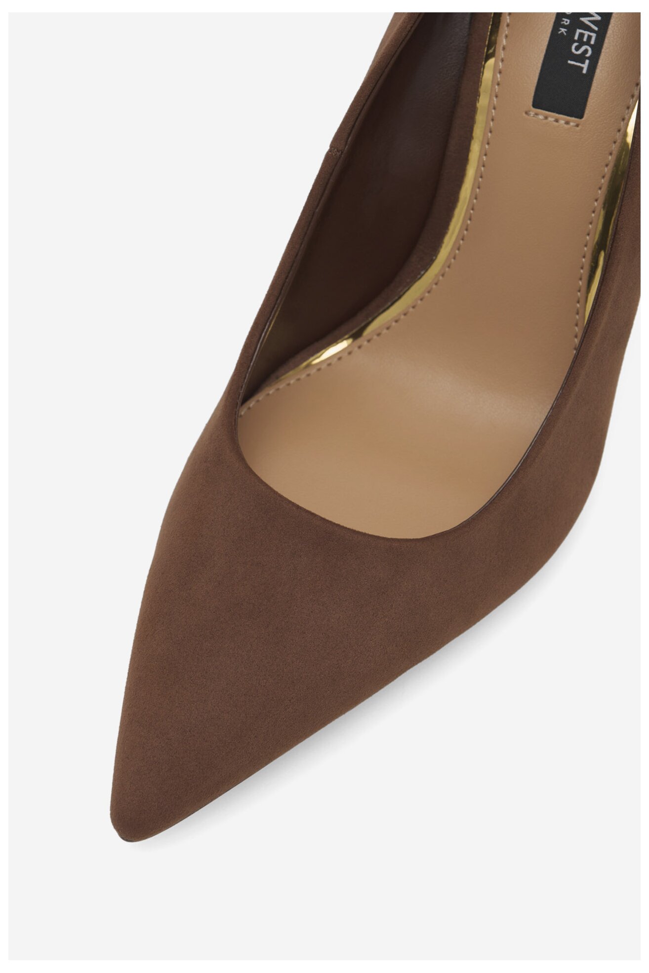 Körömcipő NINE WEST WFA2663-1 BARNA