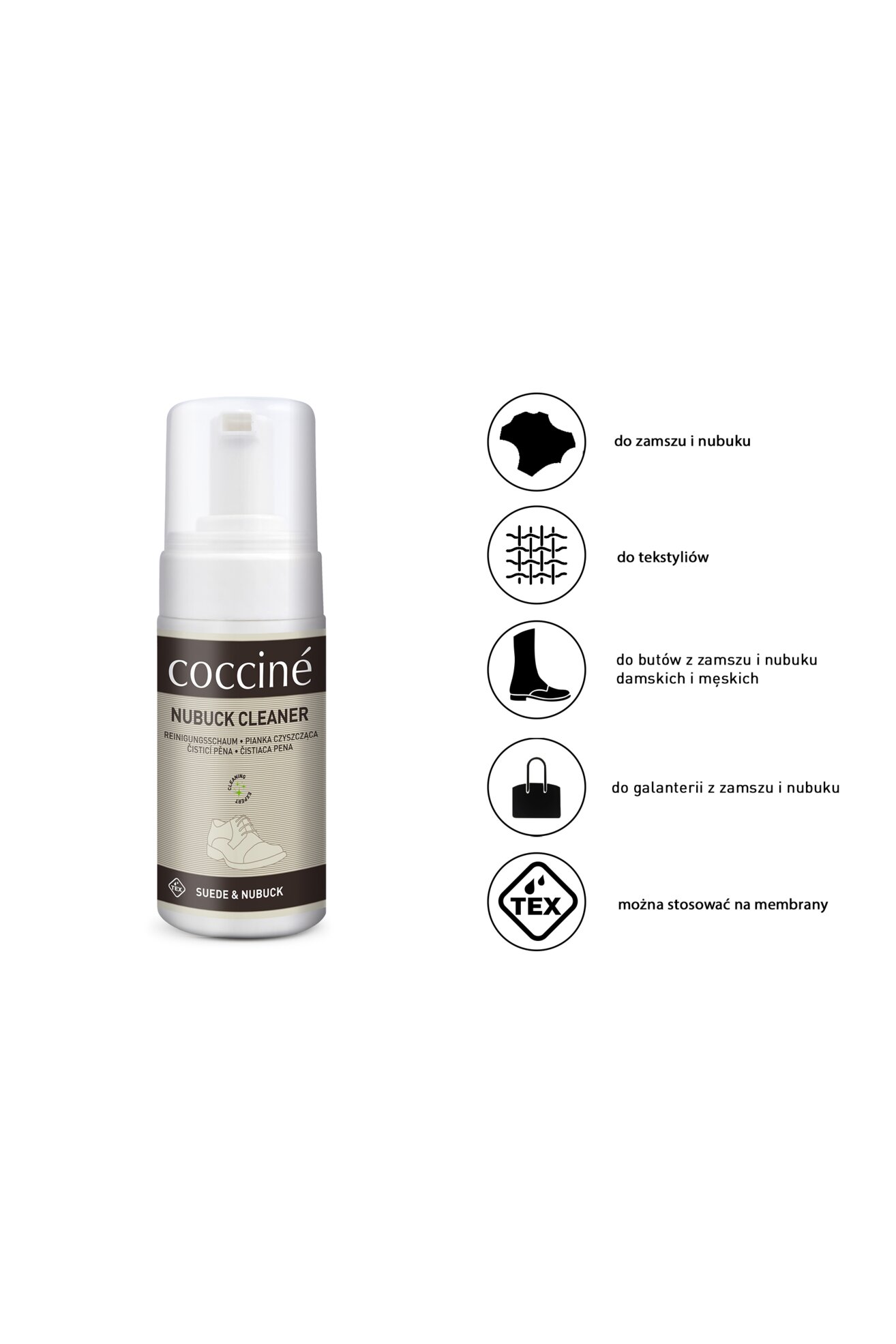 Pianka Czyszcząca Coccine NUBUCK CLEANER /F -
