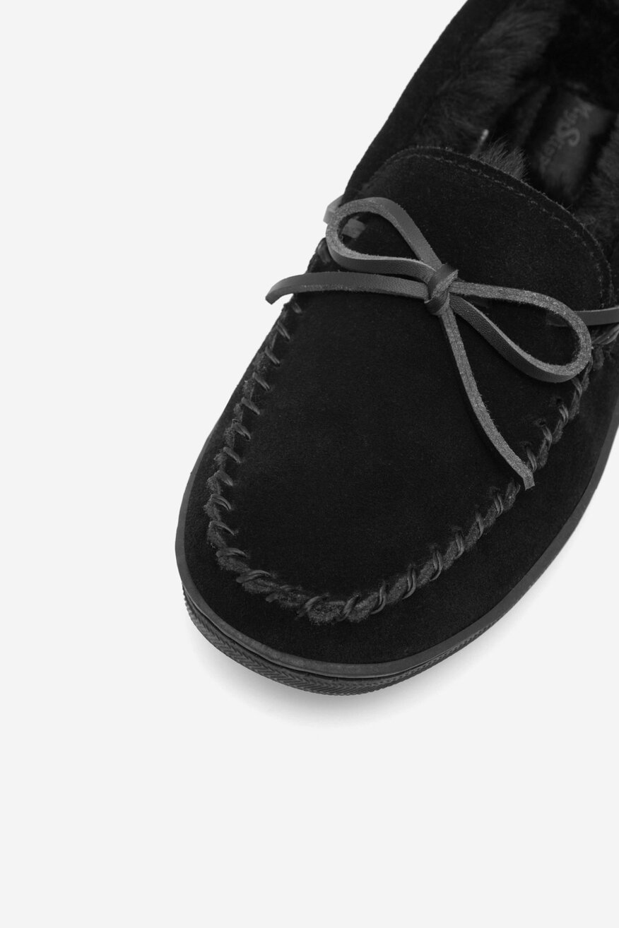 
                MYSLIPPERS - Skórzane kapcie - 2230055898439