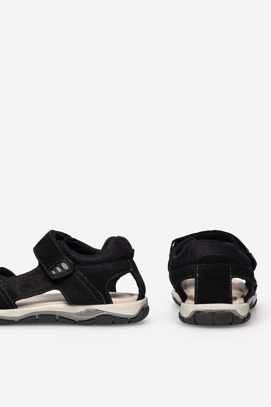 
                Lasocki Young - Sandały skórzane na rzepy - 5905588554332