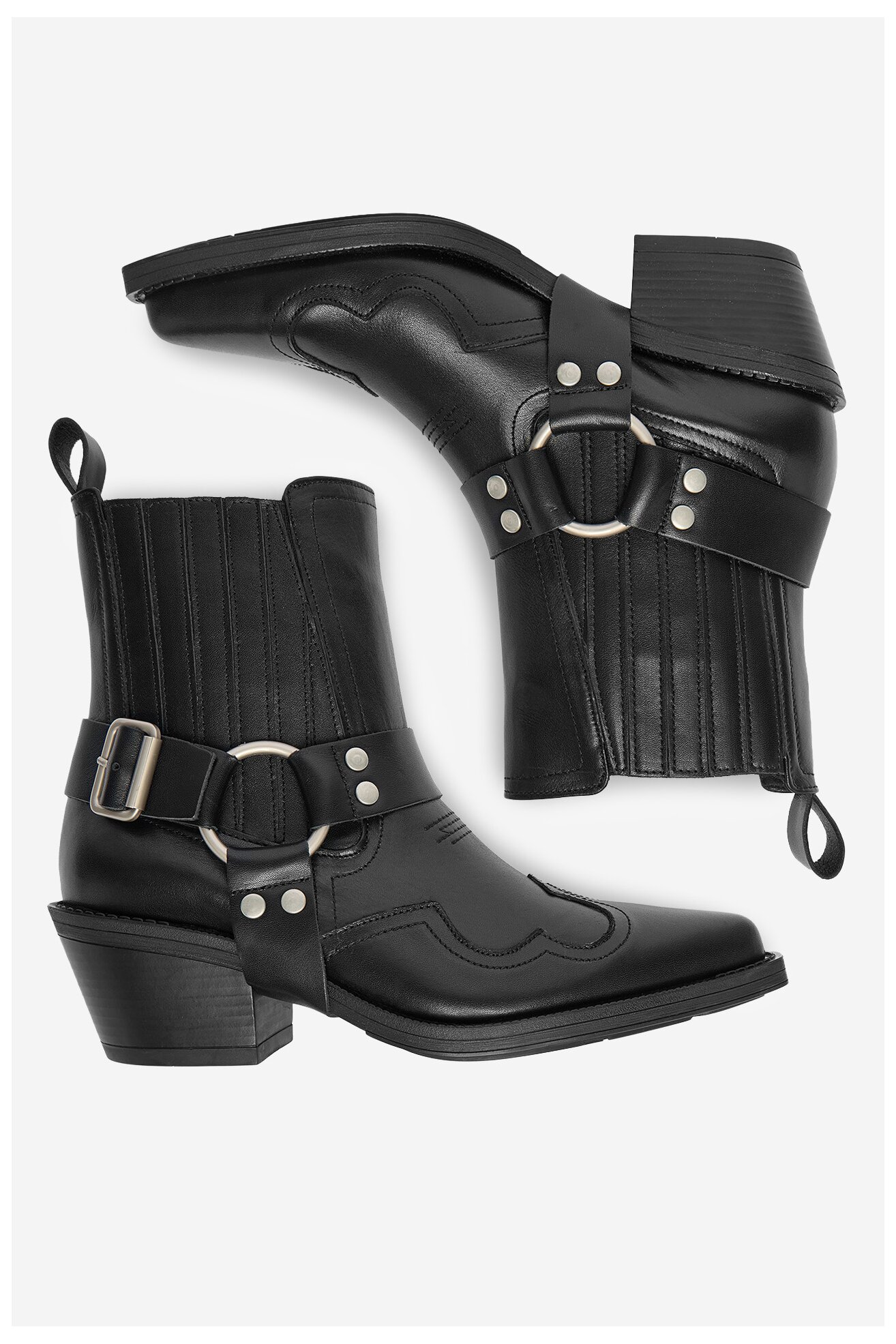 Bokacsizma Badura EO-BAILE-07100-25 FEKETE