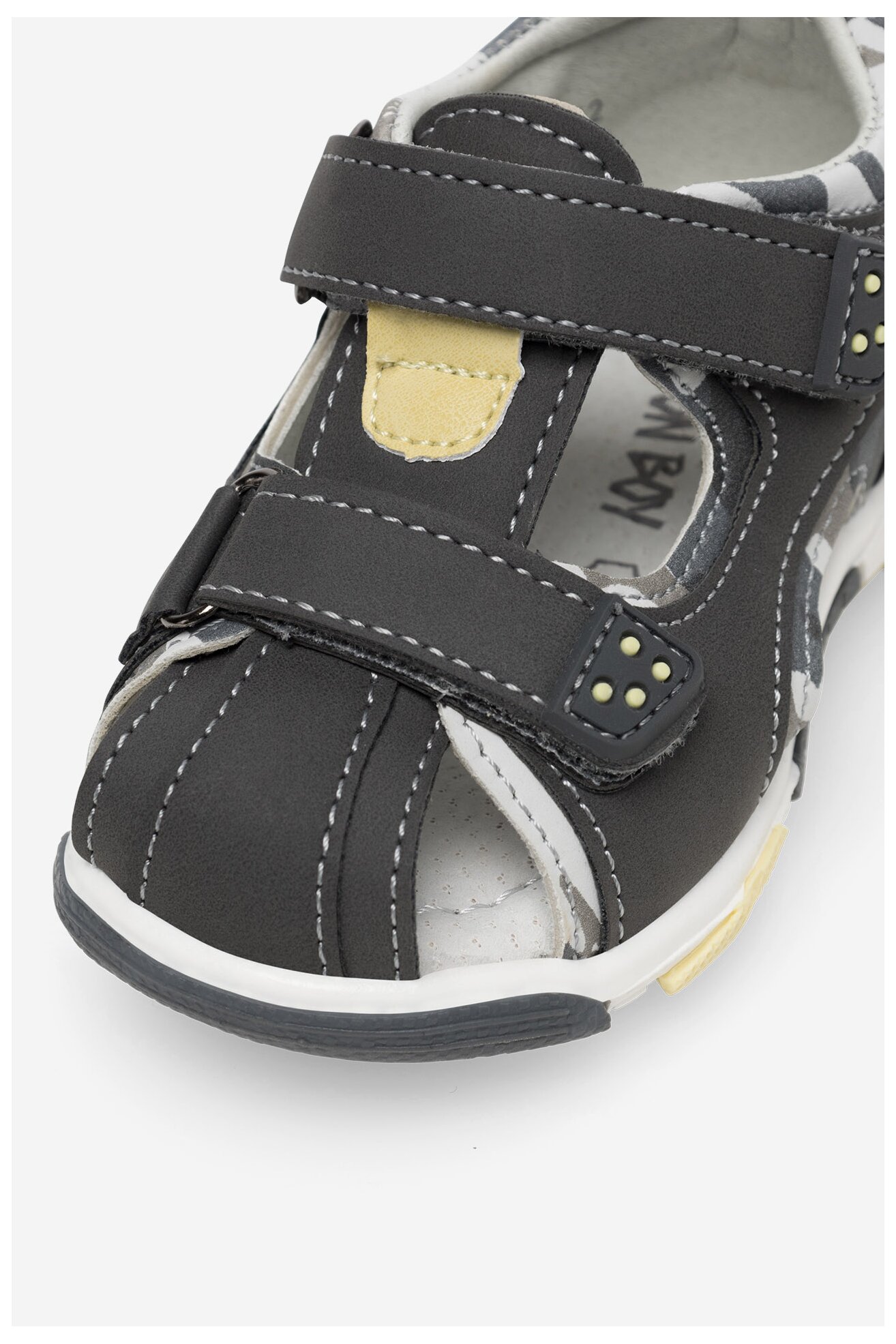 Sandały Action Boy CM230627-12 Szary