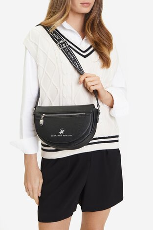Сумка З Ремінцем Beverly Hills Polo Club C-BHPC-C-009-07 ЧОРНИЙ