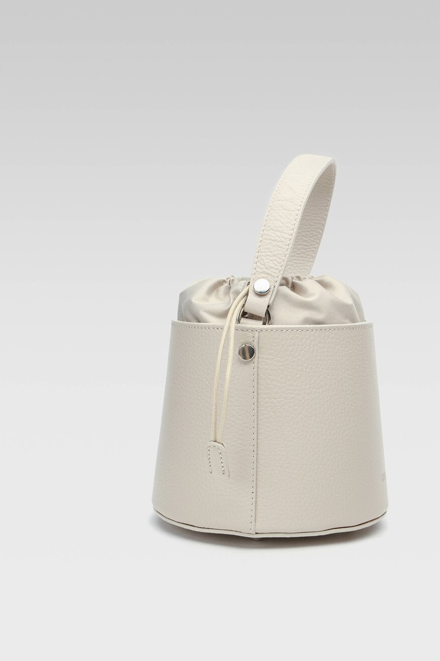 Gino Rossi - Torebka skórzana beżowa - 5904248540500