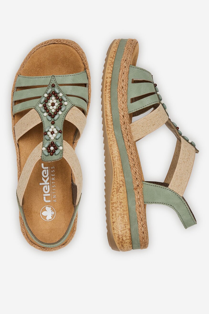 
                Сандали Rieker СВЕТЛОМАСЛИНЕН - 5906751835715