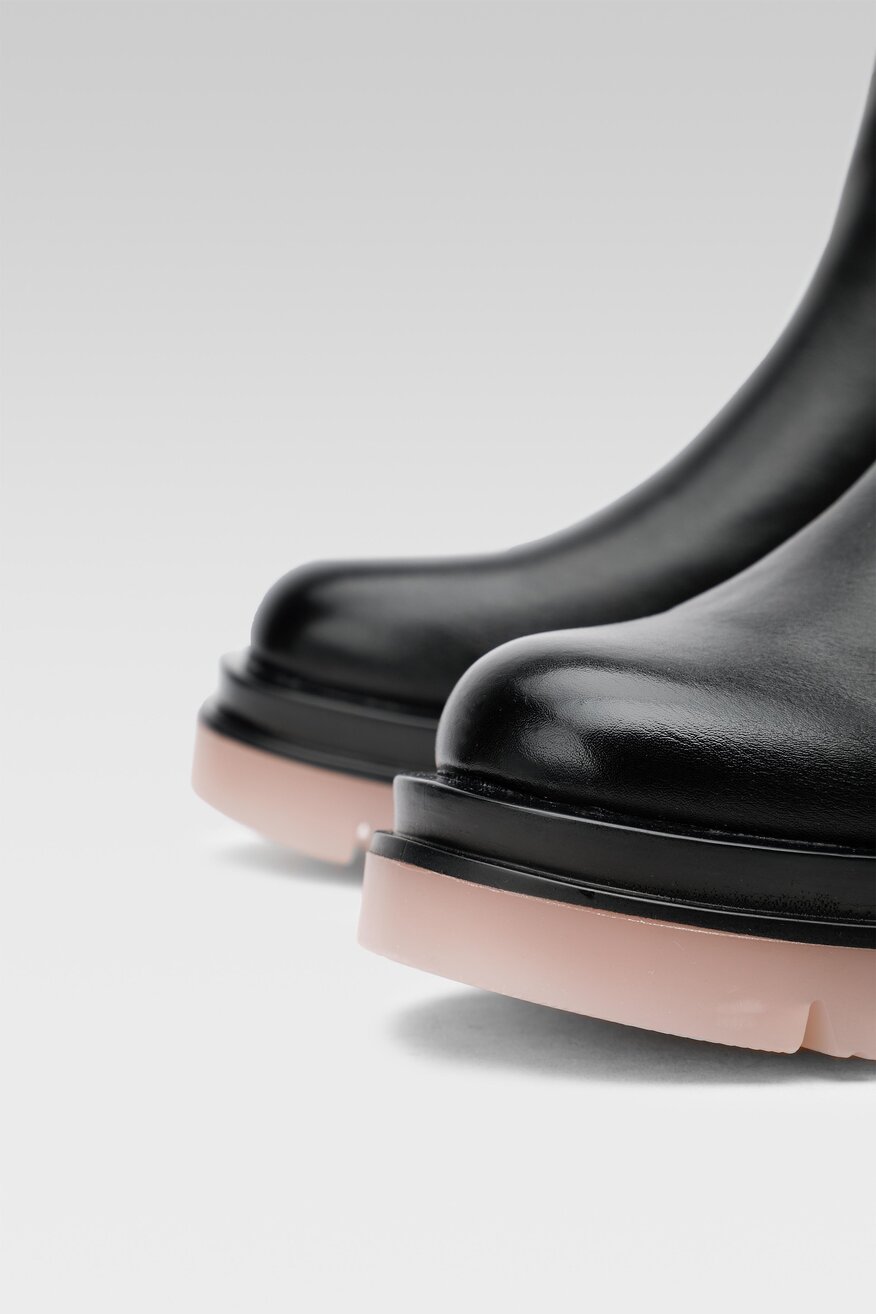 Jenny Fairy - Botki z kolorową podeszwą - 5904862184807