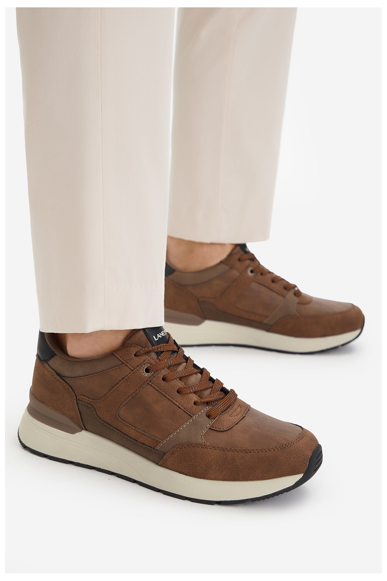 Sneakers Lanetti CEO-REUS-01 Brązowy