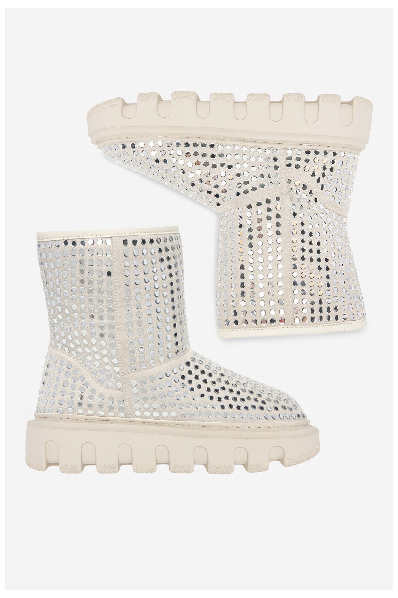 Botki EVA MINGE EO-NIKI-LT1748-1 Biały