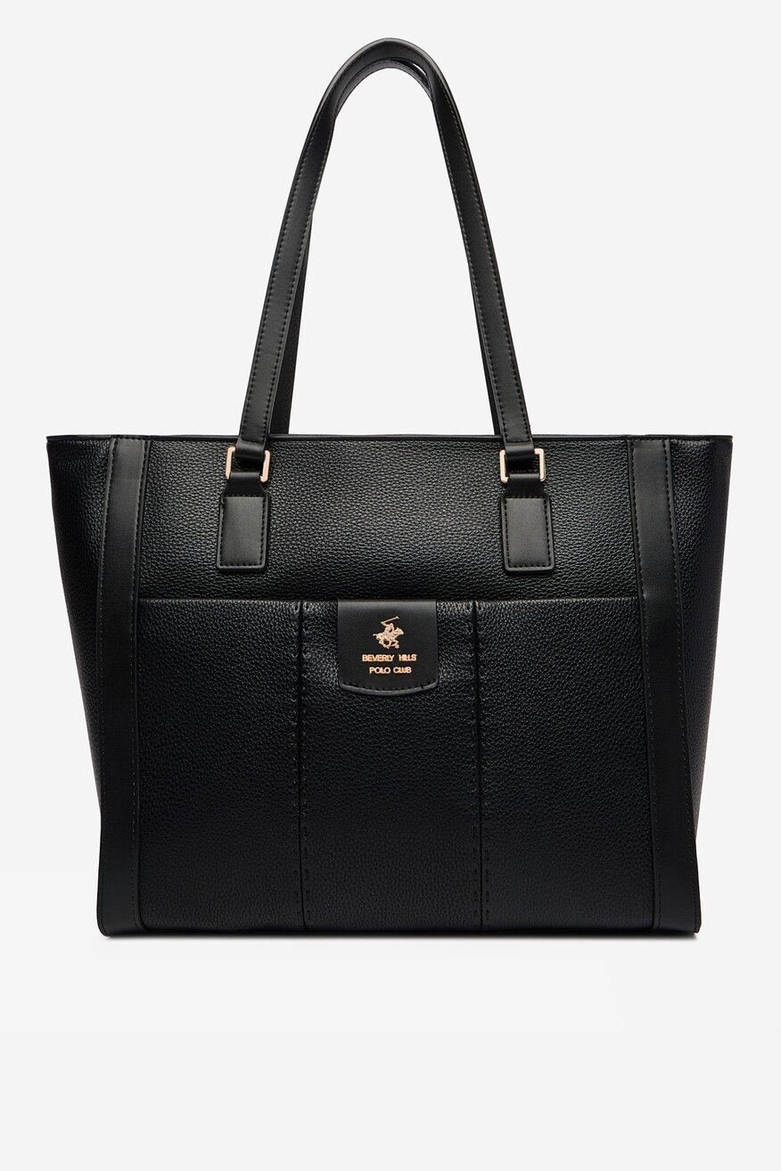 
                Дамска чанта Beverly Hills Polo Club ЧЕРЕН - 5906751598177