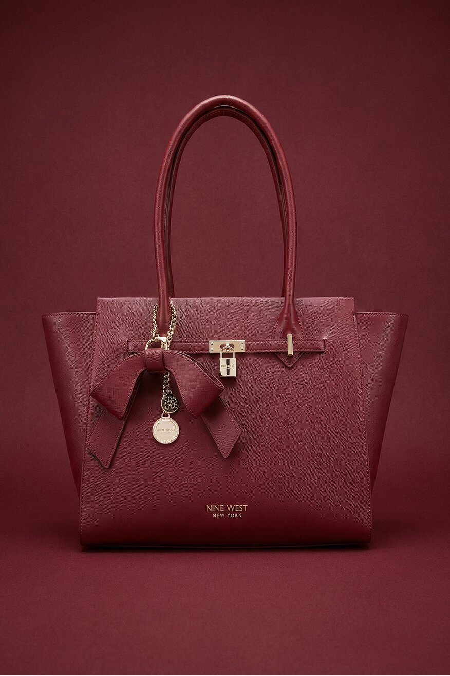 
                NINE WEST - Duża torebka kuferek - 5906751259764