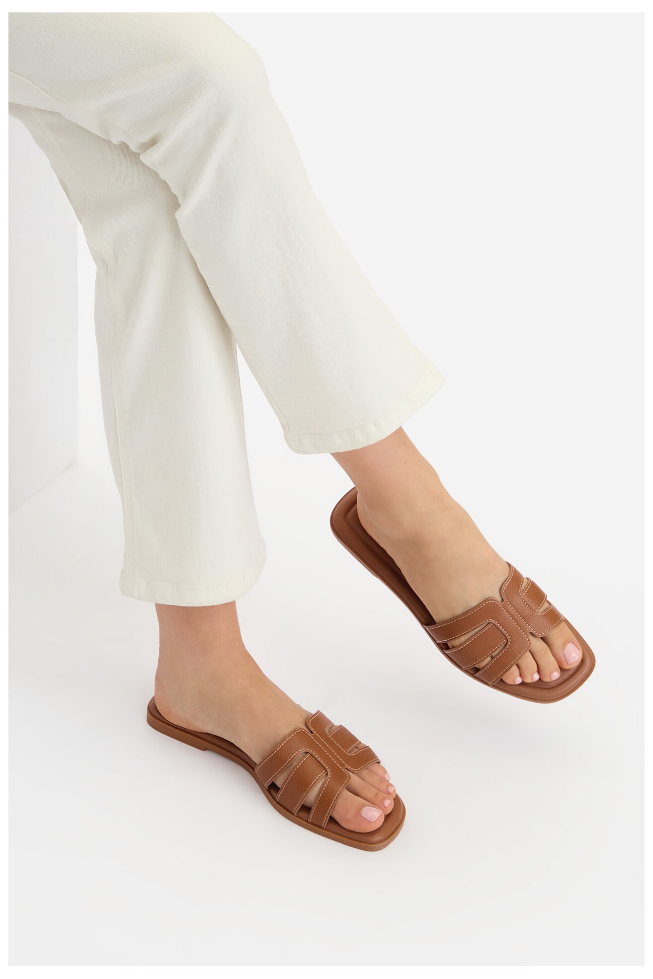 Klapki Jenny CEO-R26SS09063 Camel